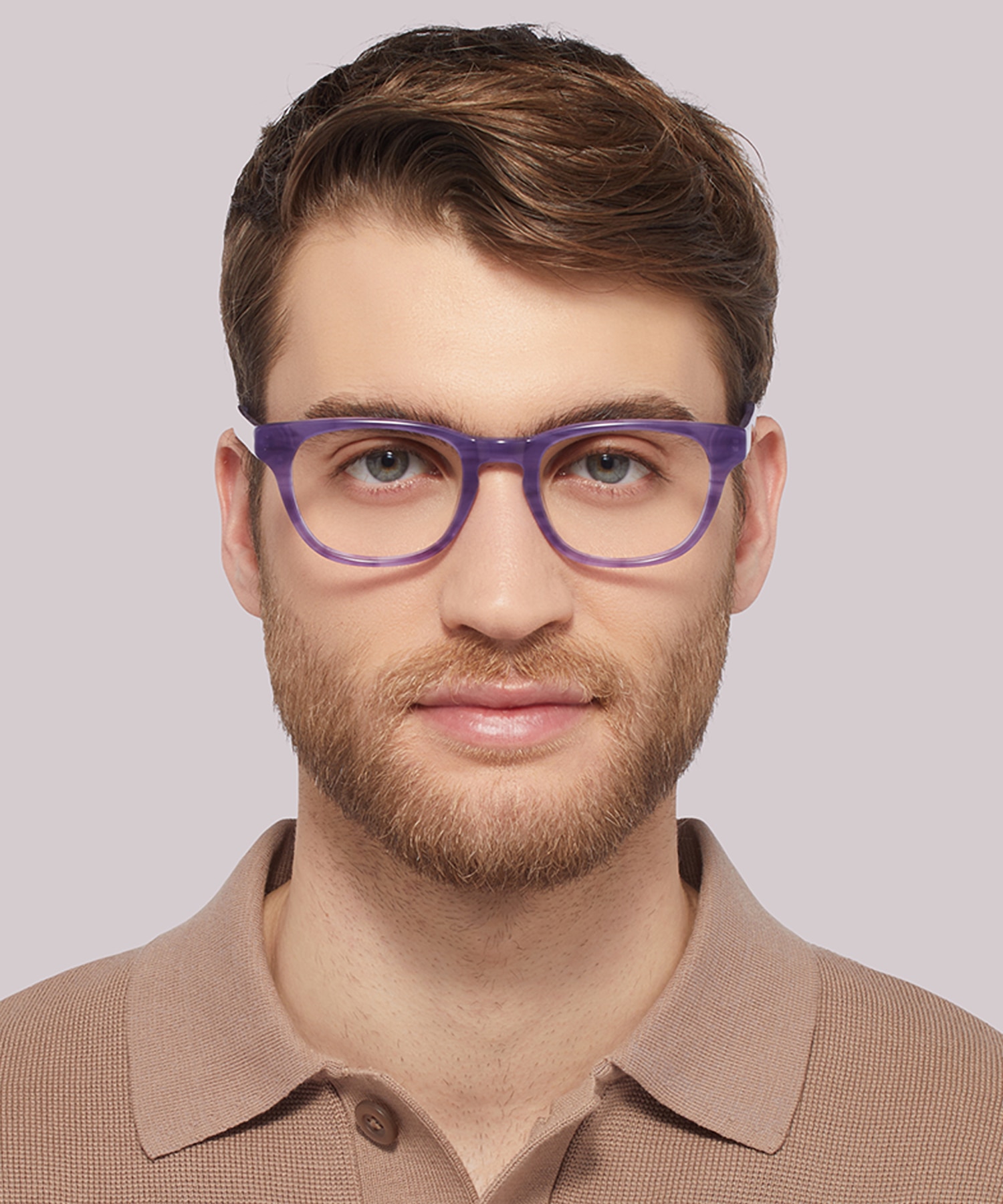Andi Amethyst AcetateEyeglass Frames for Men for Glasses Direct