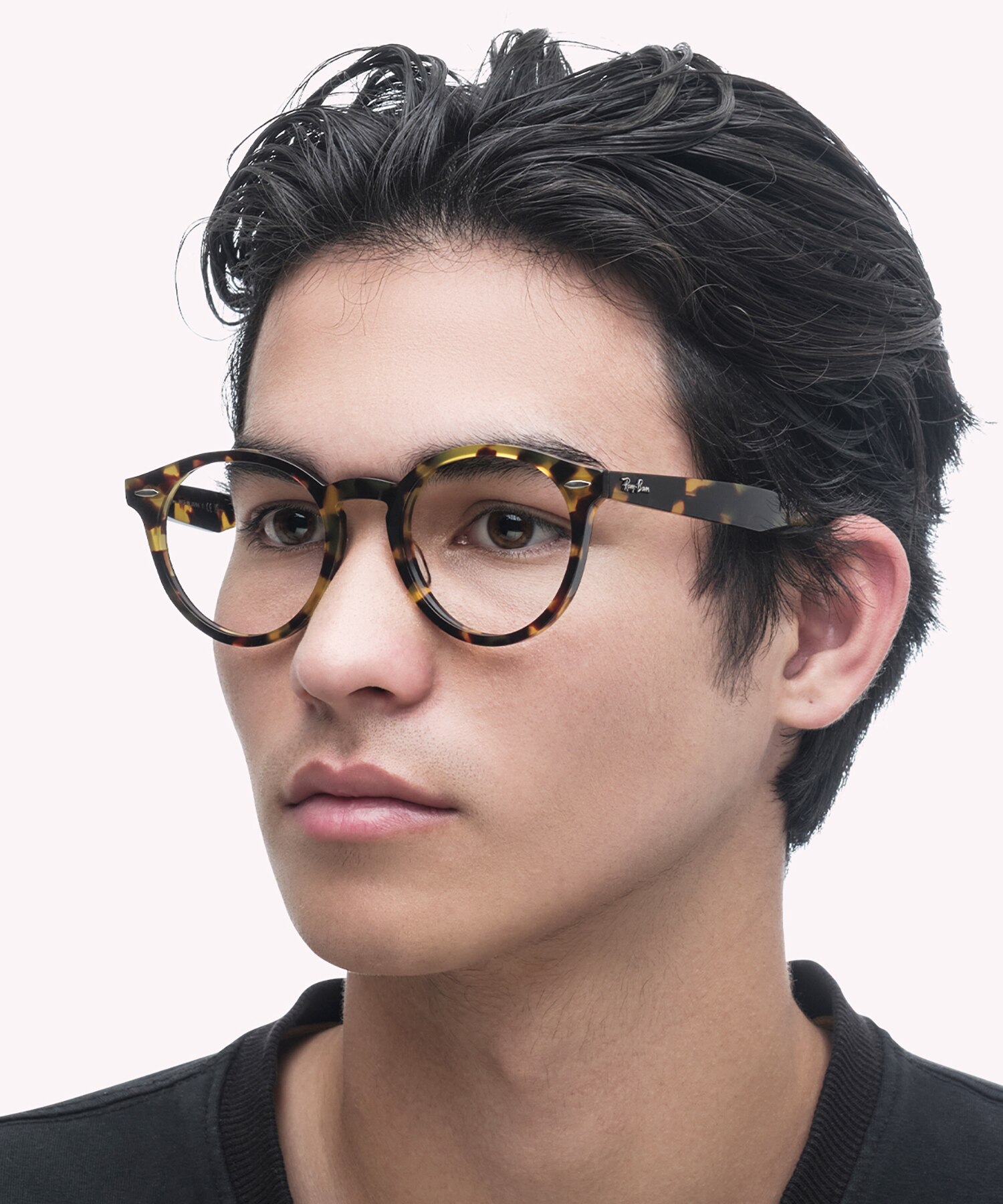RB7680V Yellow Havana AcetateEyeglass Frames for Men for Glasses Direct