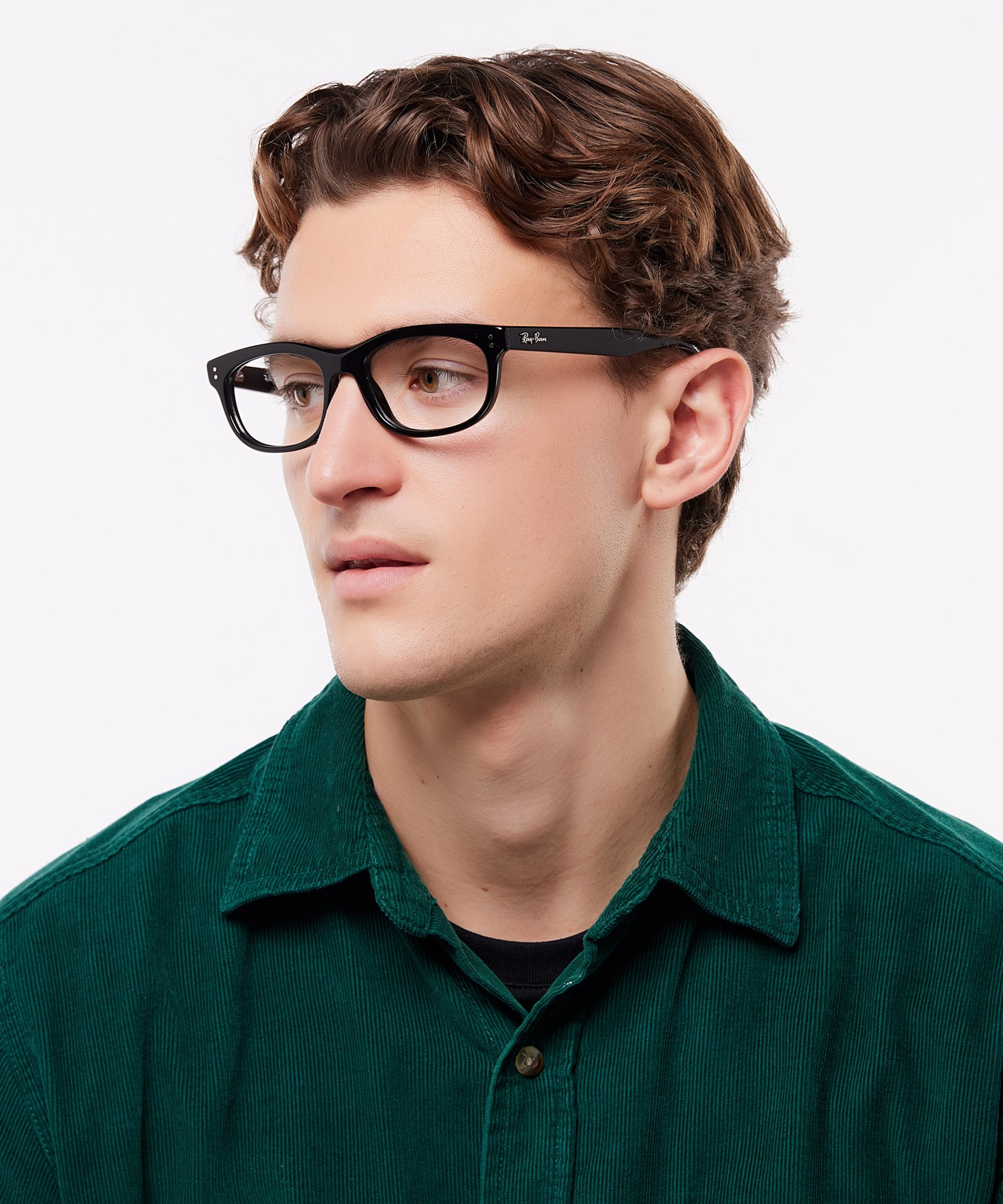 Balorette Optics Black AcetateEyeglass Frames for Men for Glasses Direct