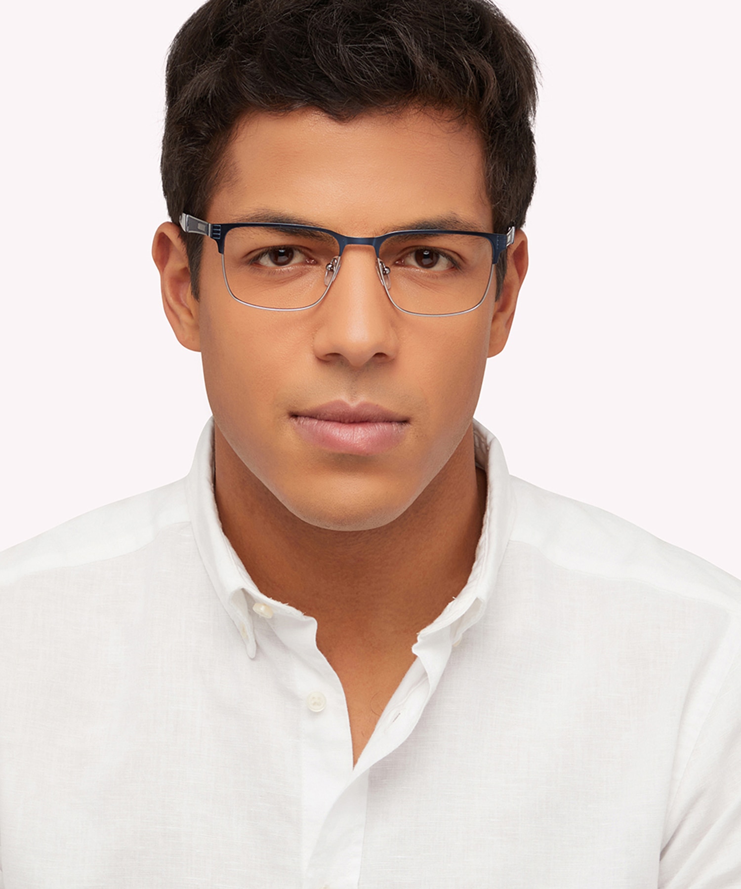 Stanley BN Blue PlasticEyeglass Frames for Men for Glasses Direct