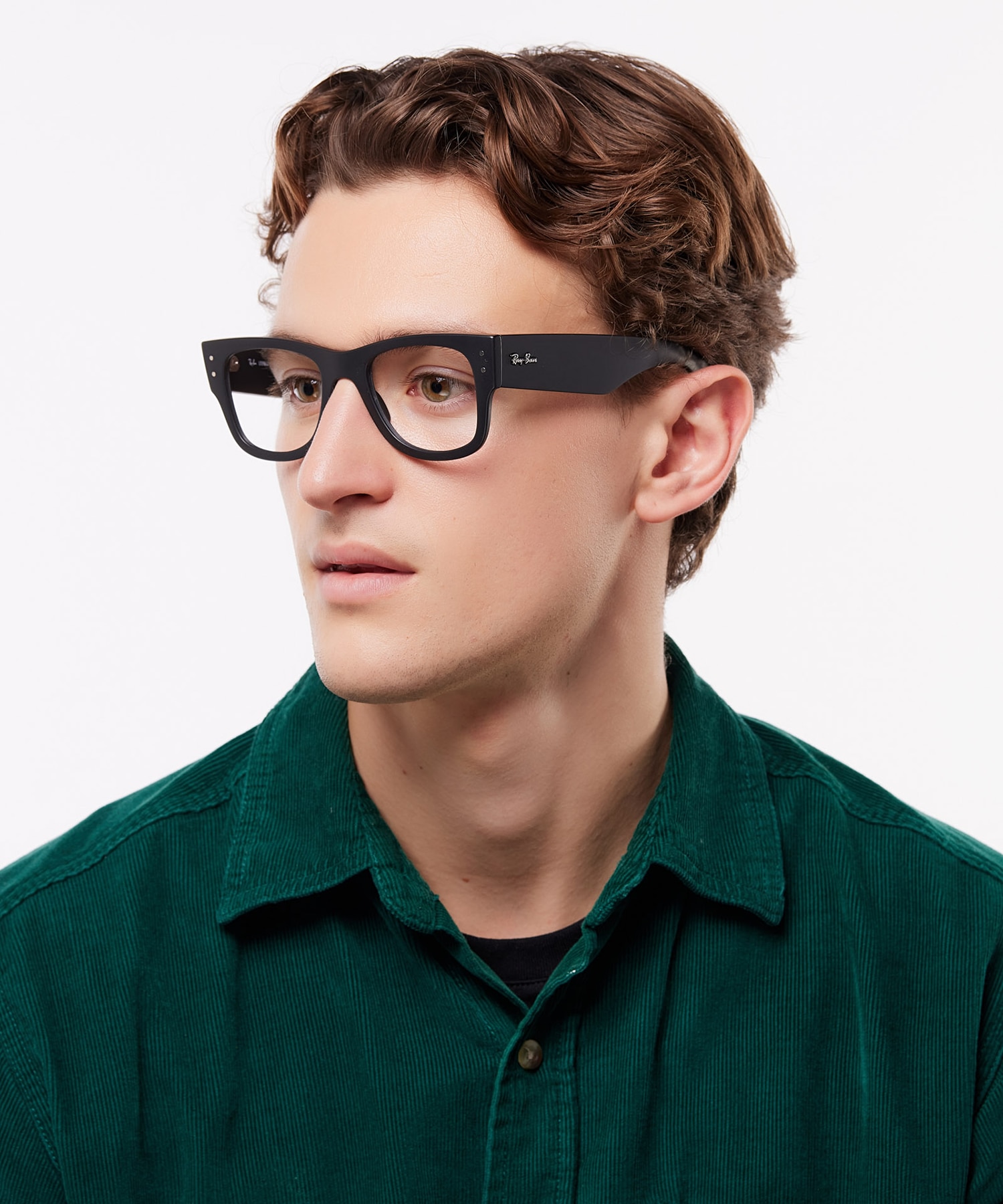 RB7840V Sand Black PlasticSunglass Frames for Men for Glasses Direct