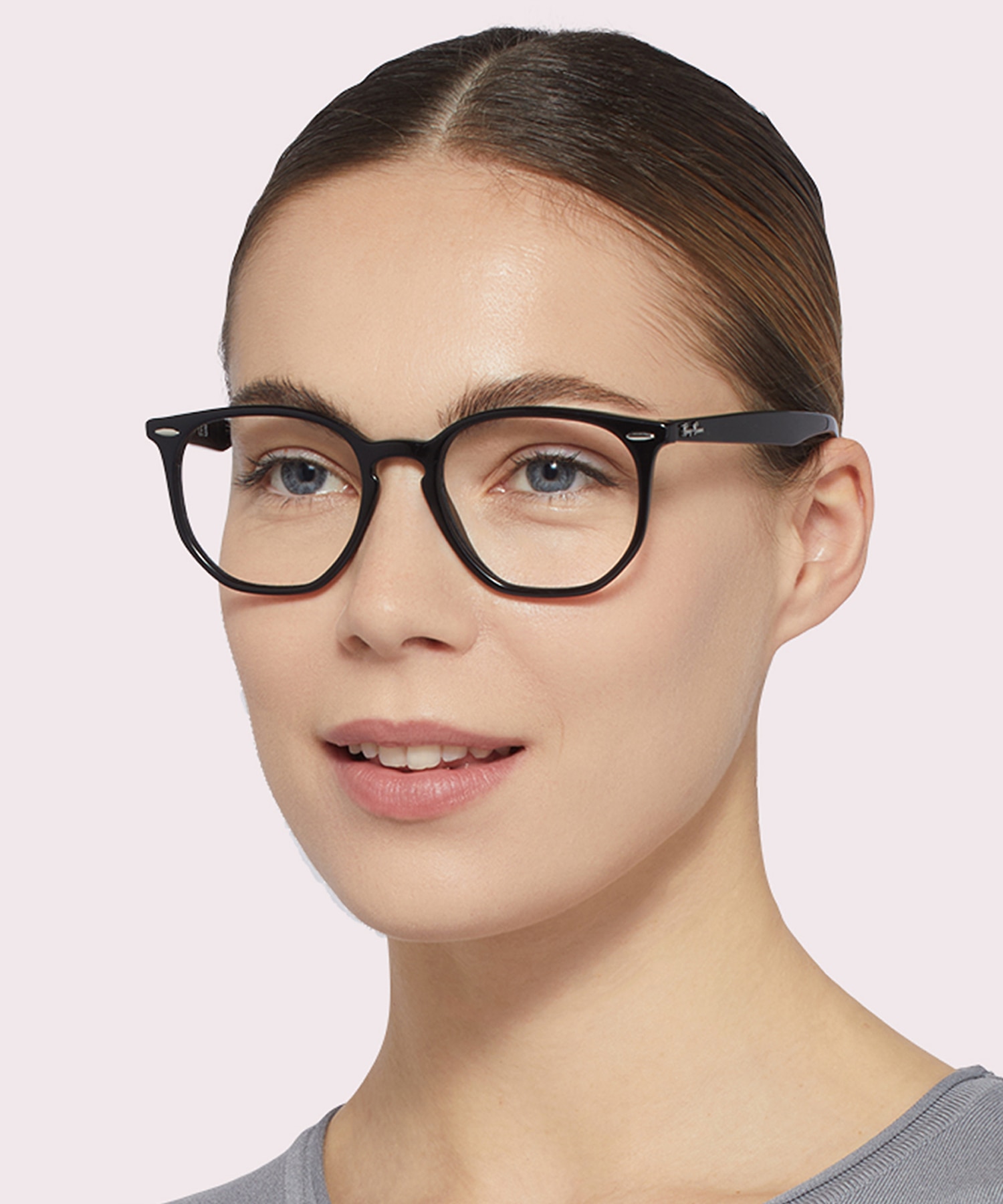 RB7151 Black AcetateEyeglass Frames for Women for Glasses Direct