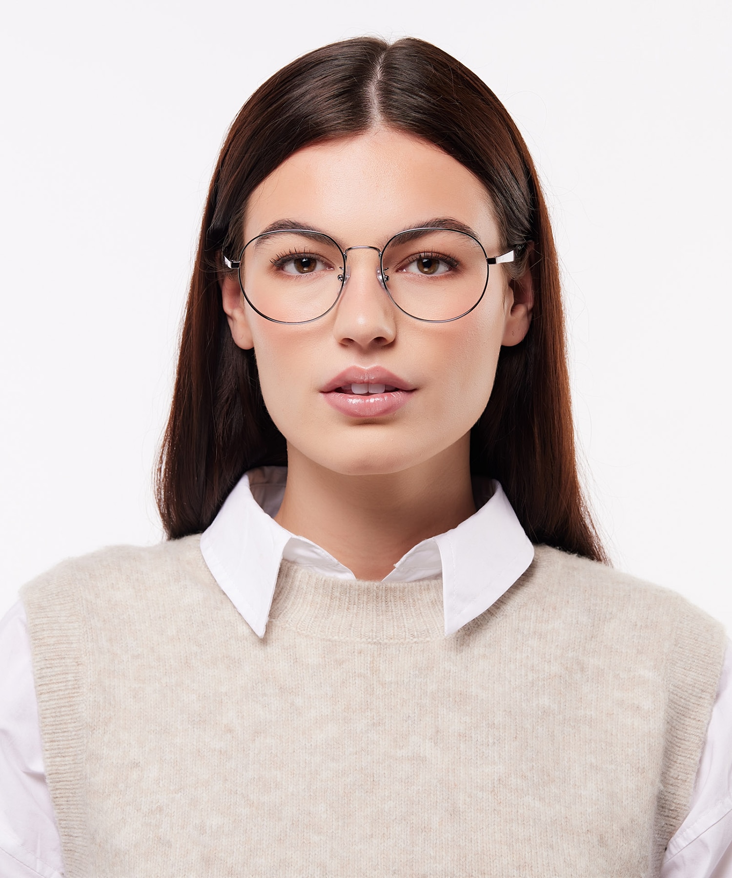RB6517D Gunmetal MetalEyeglass Frames for Women for Glasses Direct