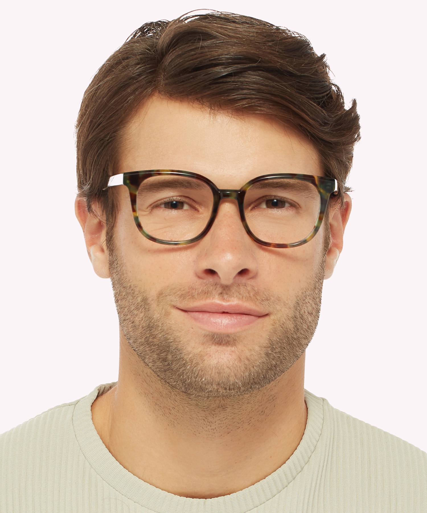 Freddie Khaki Havana AcetateEyeglass Frames for Men for Glasses Direct