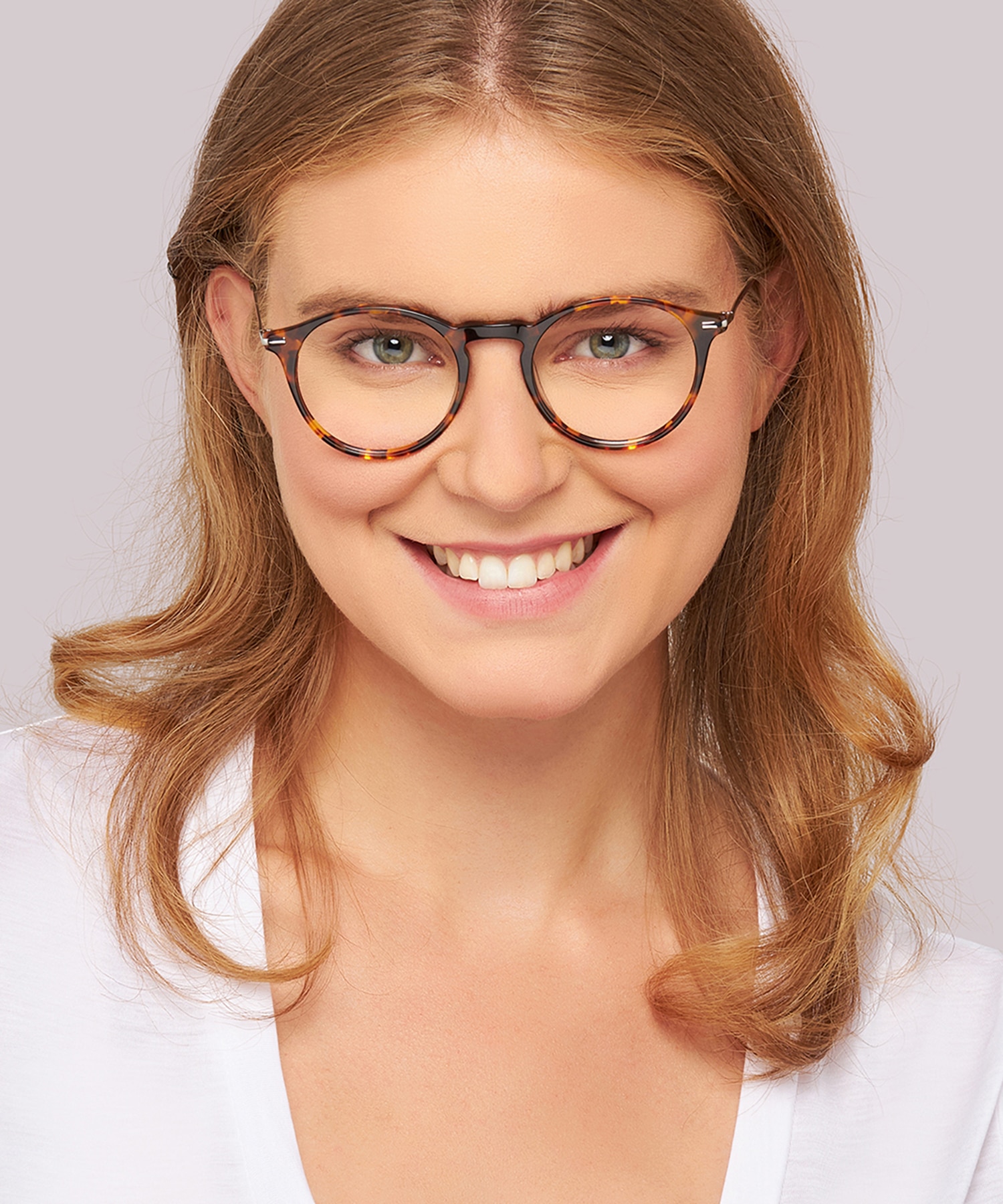 Aria Shiny Havana AcetateEyeglass Frames for Women for Glasses Direct