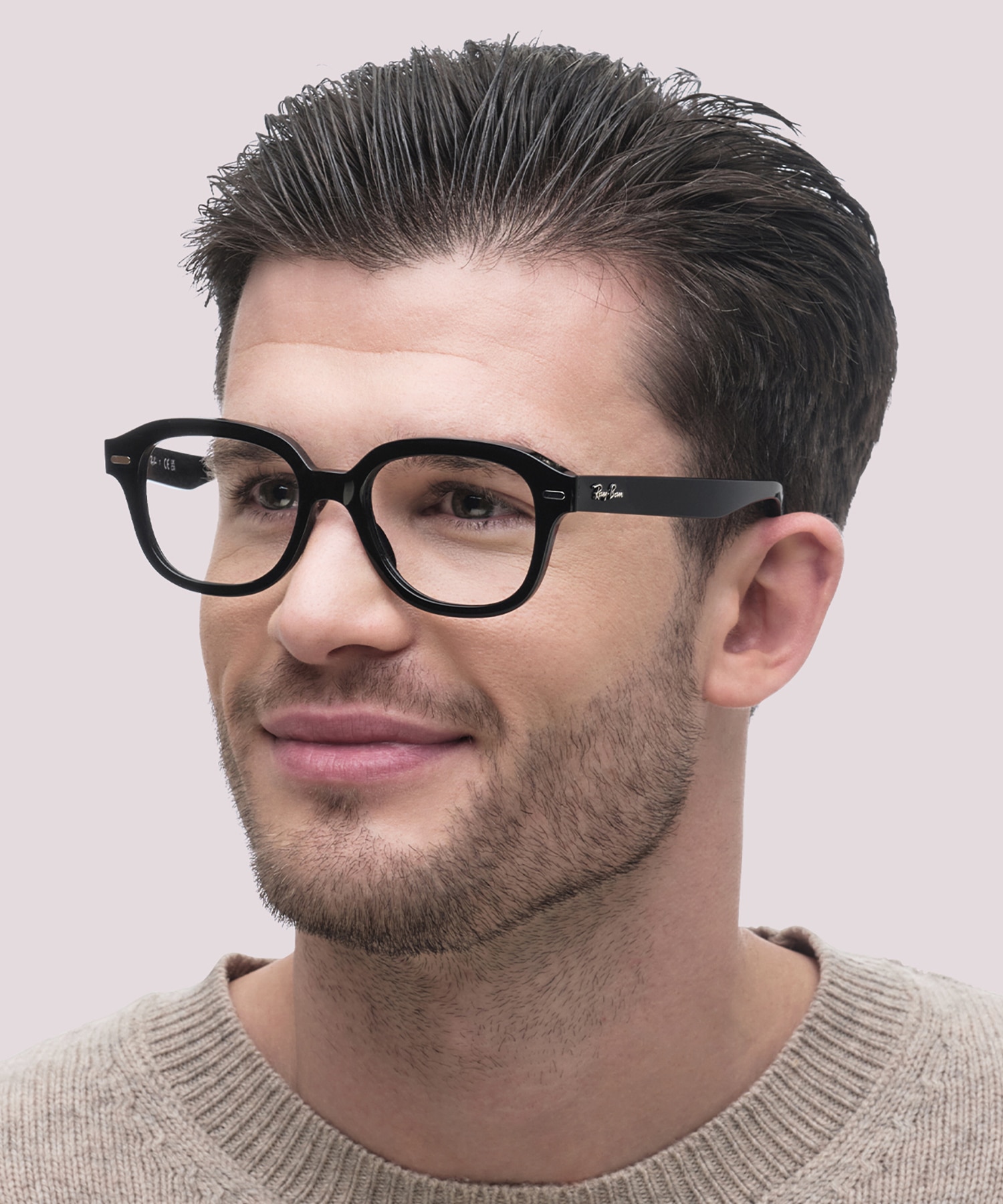RB7215 Black PlasticEyeglass Frames for Men for Glasses Direct