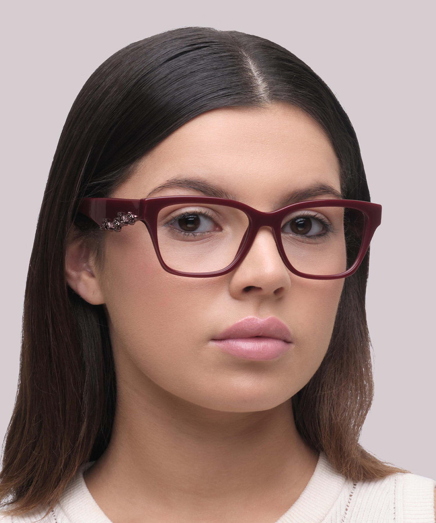 DG3370 Bordeaux AcetateEyeglass Frames for Women for Glasses Direct