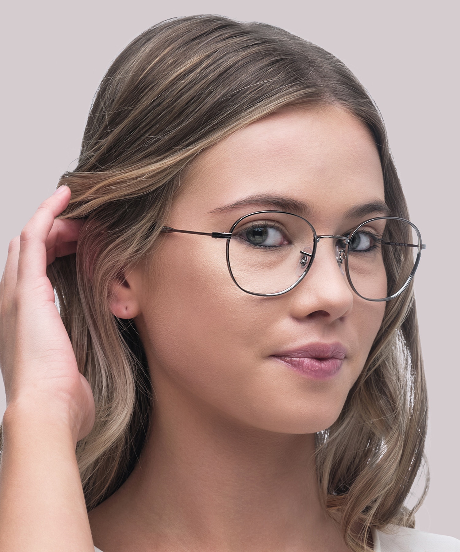 RB6509 Gunmetal MetalEyeglass Frames for Women for Glasses Direct