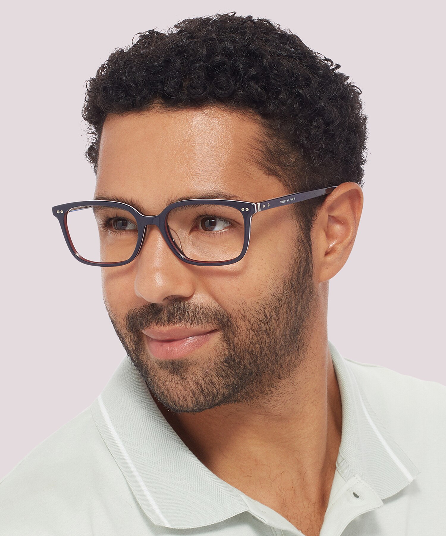 TH 1870/F Blue AcetateEyeglass Frames for Men for Glasses Direct