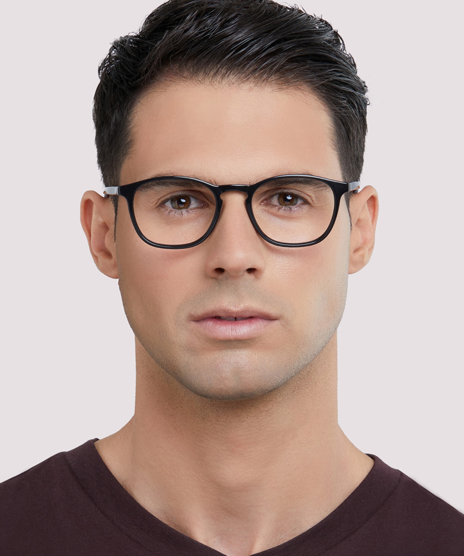 Whitley Black & Tortoise AcetateEyeglass Frames for Men for Glasses Direct