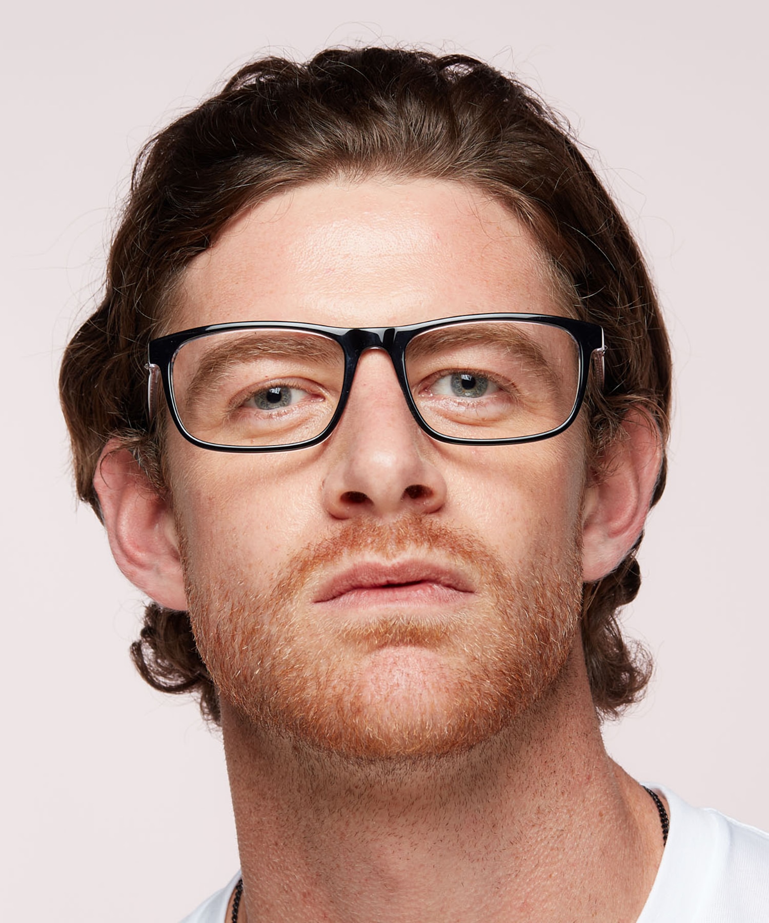 Hudson Bi Layer Black & Crystal AcetateEyeglass Frames for Men for Glasses Direct