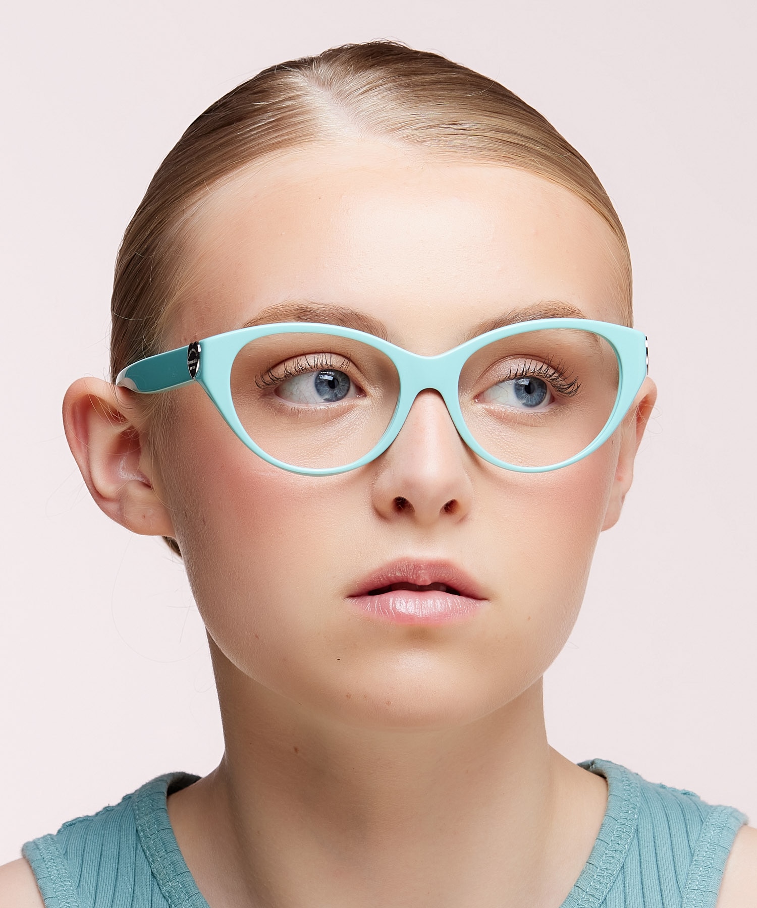 TF2244 Tiffany Blue AcetateEyeglass Frames for Women for Glasses Direct