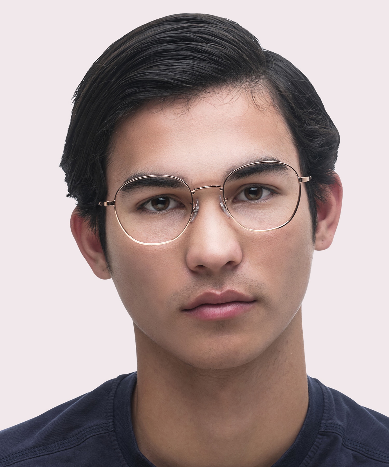 RB6509 Rose Gold MetalSunglass Frames for Men for Glasses Direct