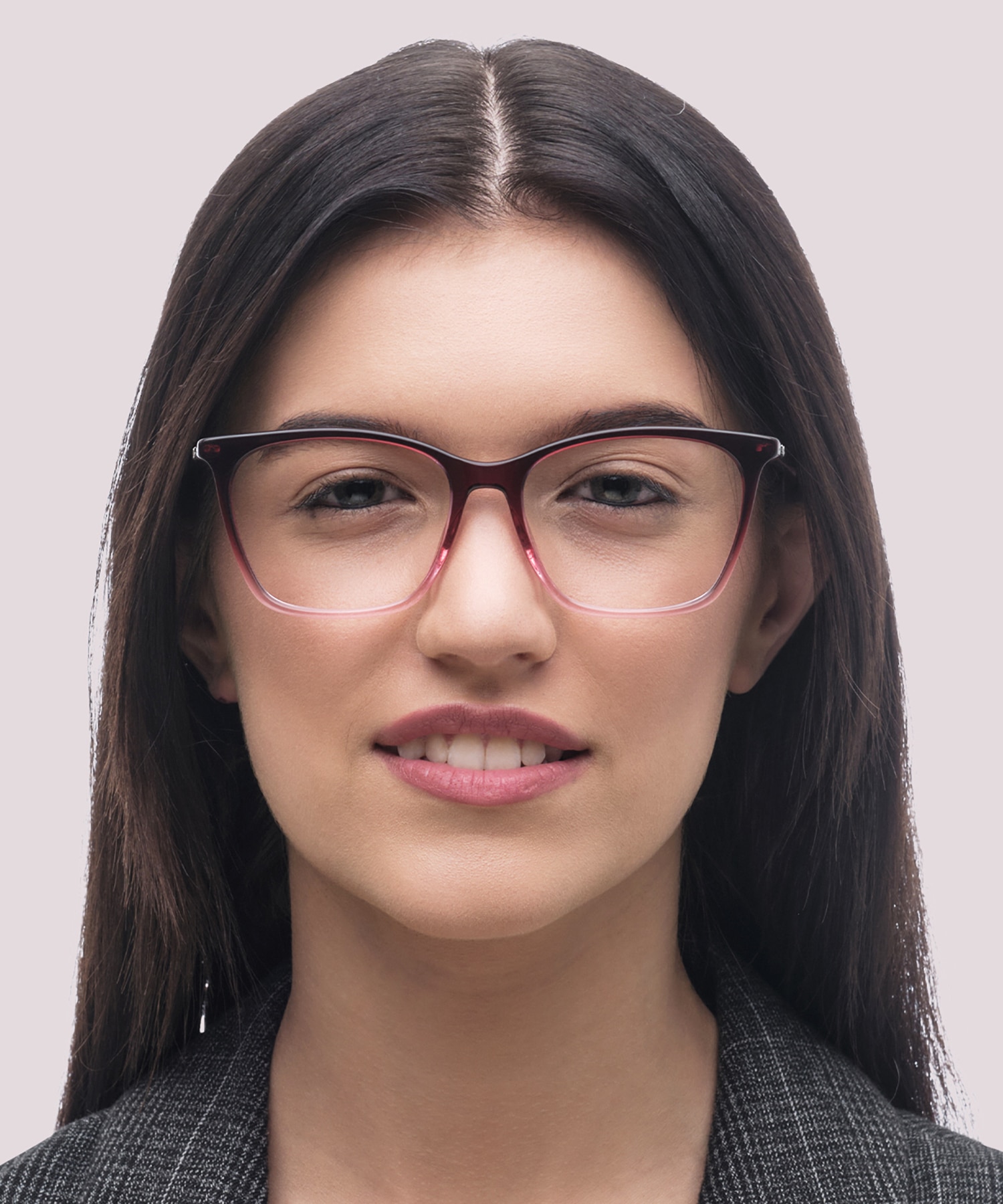 RB5422 Red & Pink AcetateEyeglass Frames for Women for Glasses Direct
