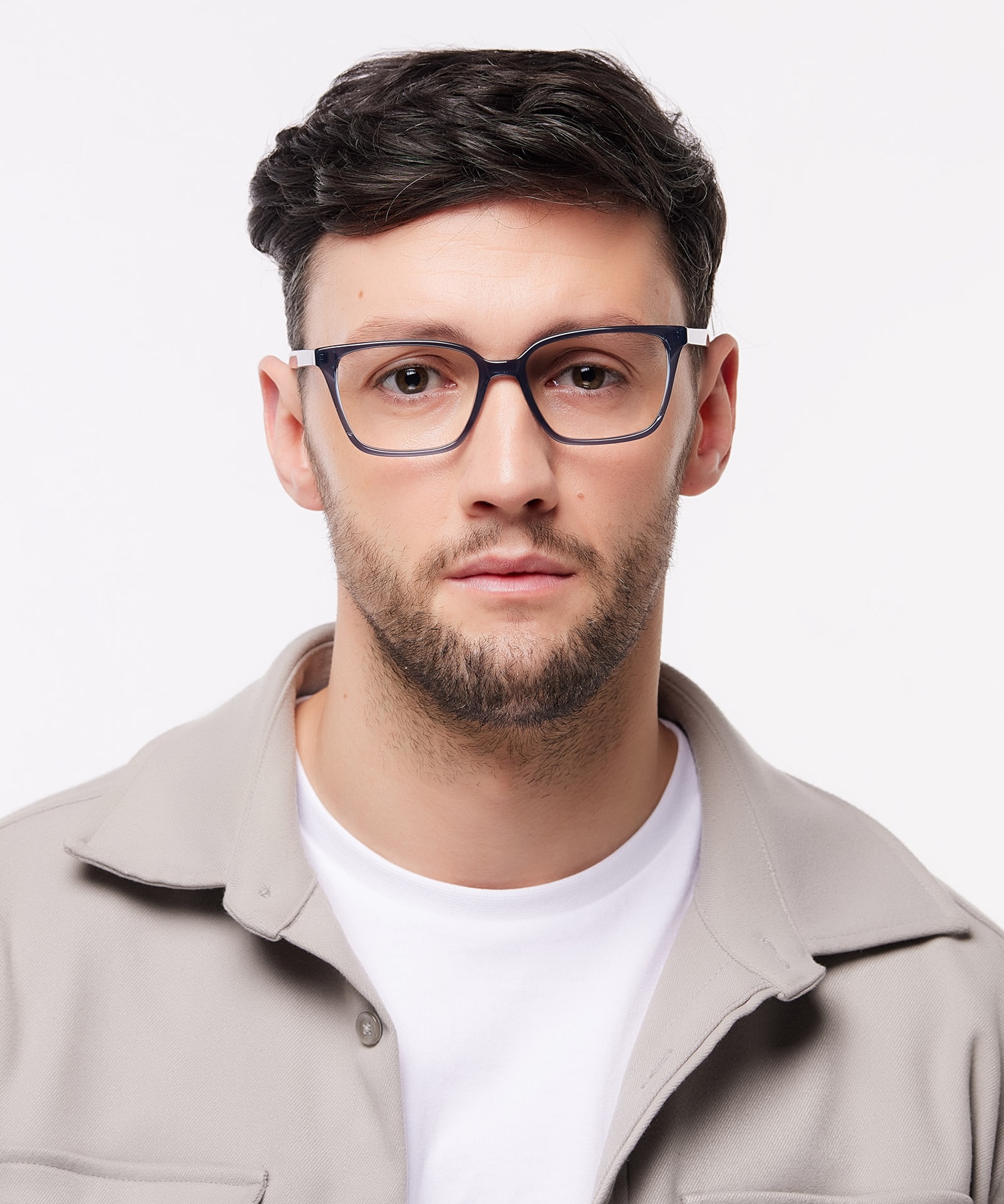 Juniper Blue Grey AcetateEyeglass Frames for Men for Glasses Direct