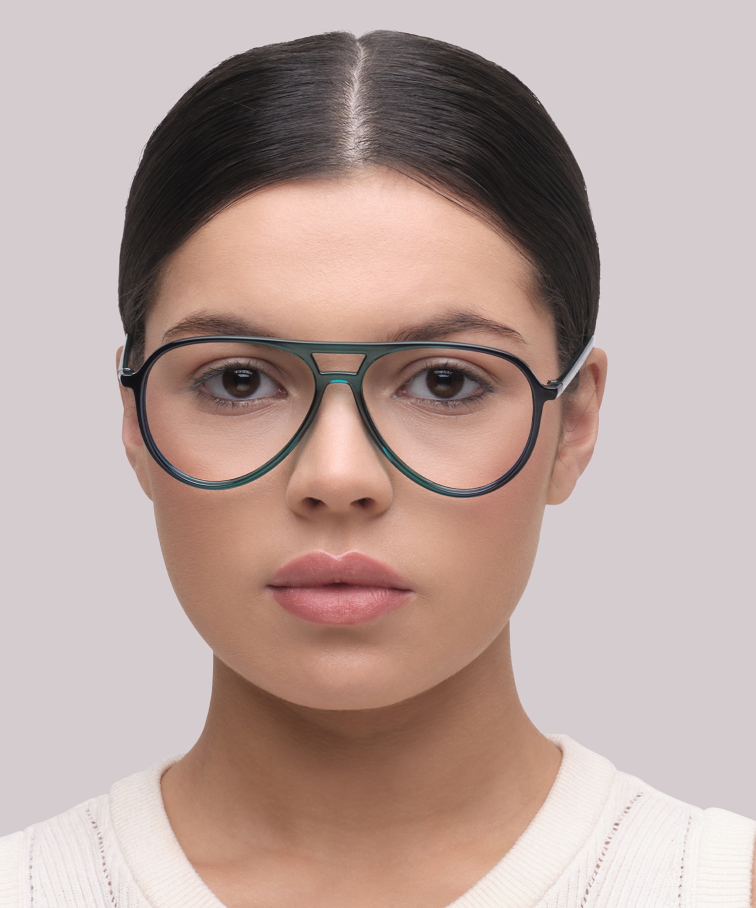 Harquin Gradient Blue & Green PlasticEyeglass Frames for Women for Glasses Direct