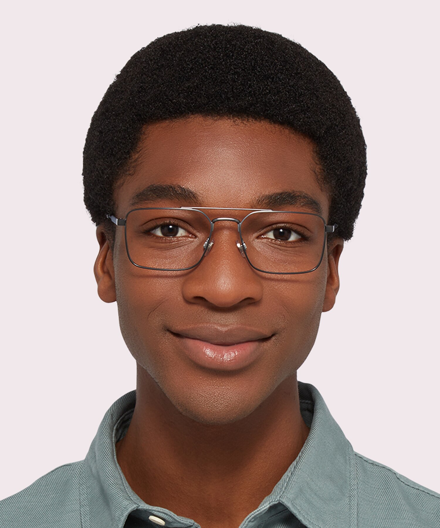 PH1216 Semishiny Dark Gunmetal MetalEyeglass Frames for Men for Glasses Direct