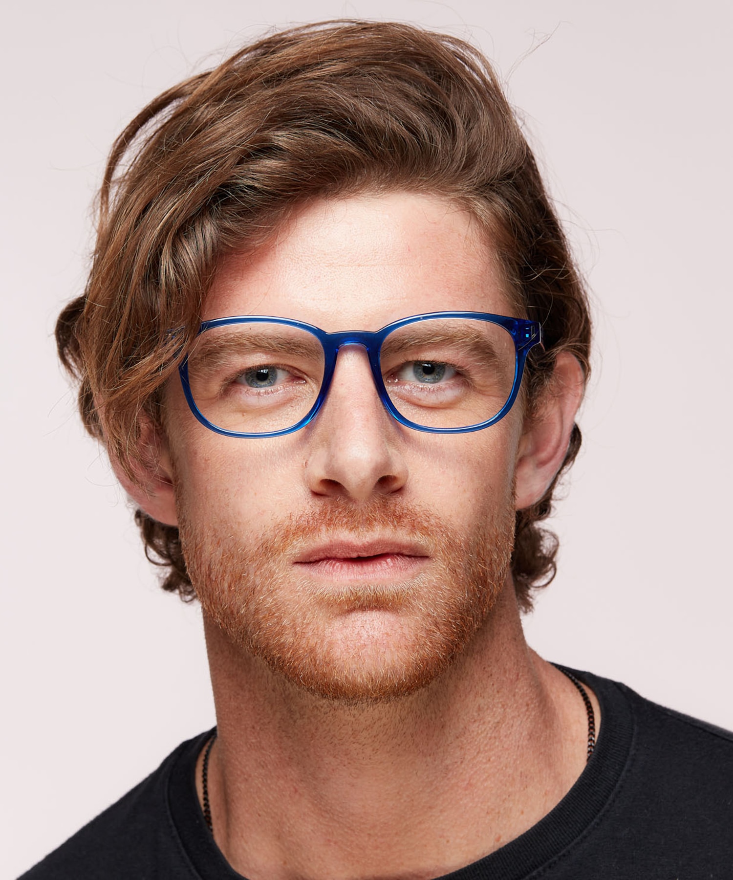 PLD D453 Blue PlasticEyeglass Frames for Men for Glasses Direct