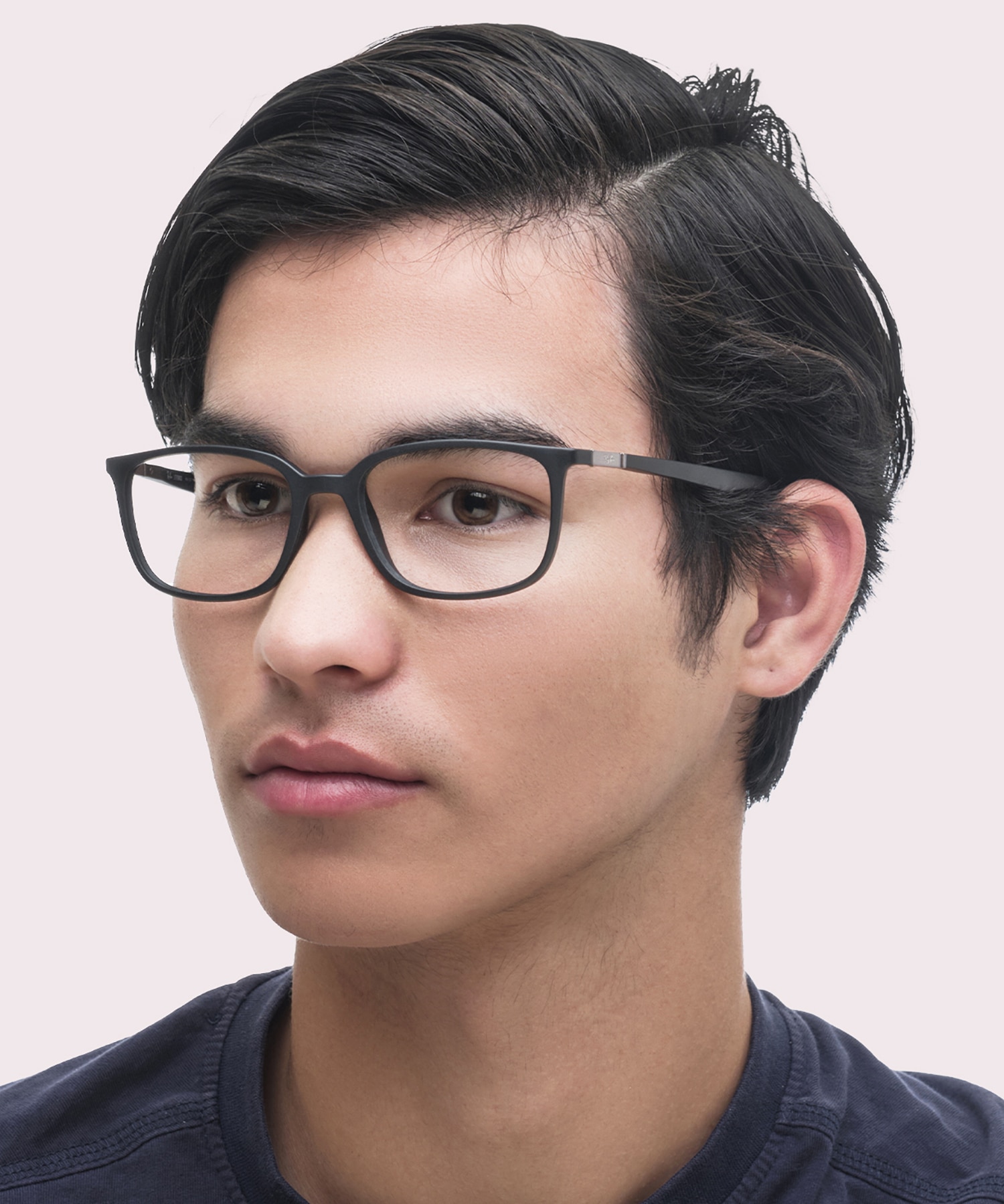 RB7208 Black PlasticEyeglass Frames for Men for Glasses Direct