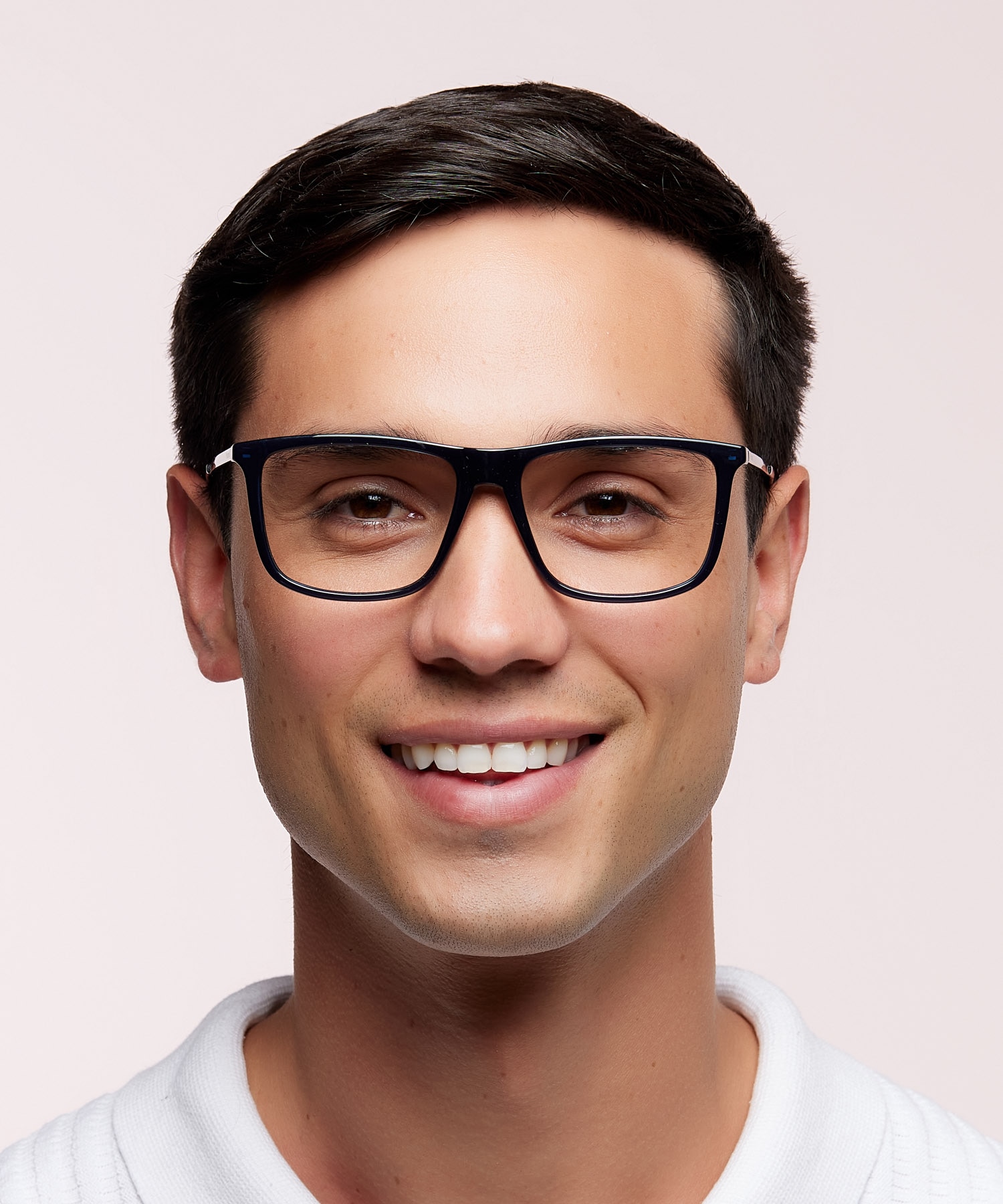 PLD D497 Blue PlasticEyeglass Frames for Men for Glasses Direct