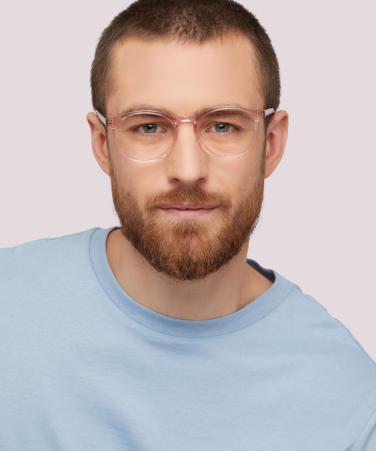 Deon Crystal Pink PlasticEyeglass Frames for Men for Glasses Direct