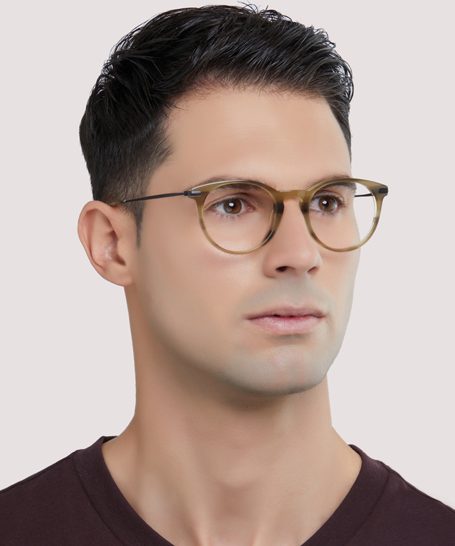Albion Green Horn AcetateEyeglass Frames for Men for Glasses Direct