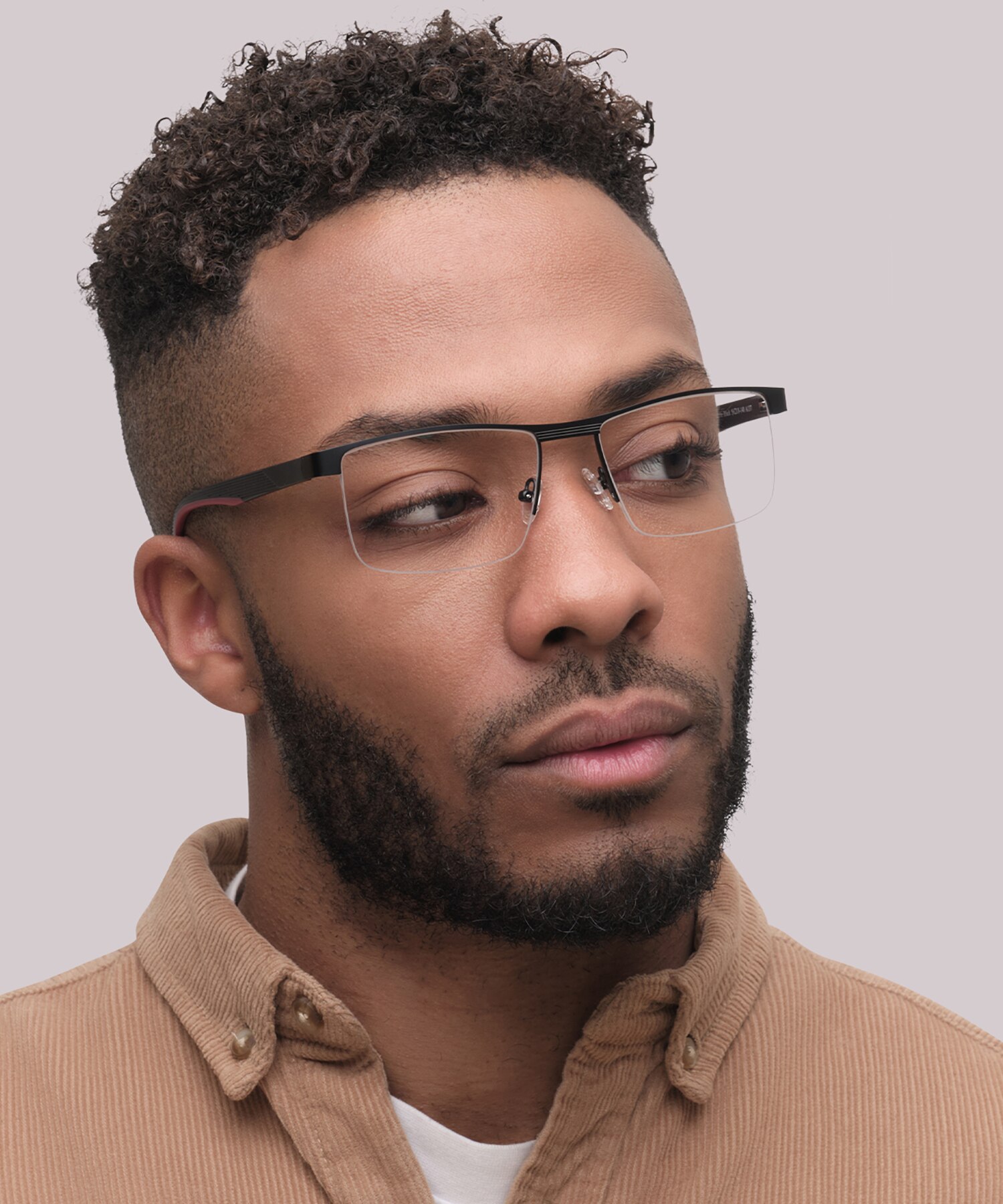 Remington Matte Black MetalEyeglass Frames for Men for Glasses Direct