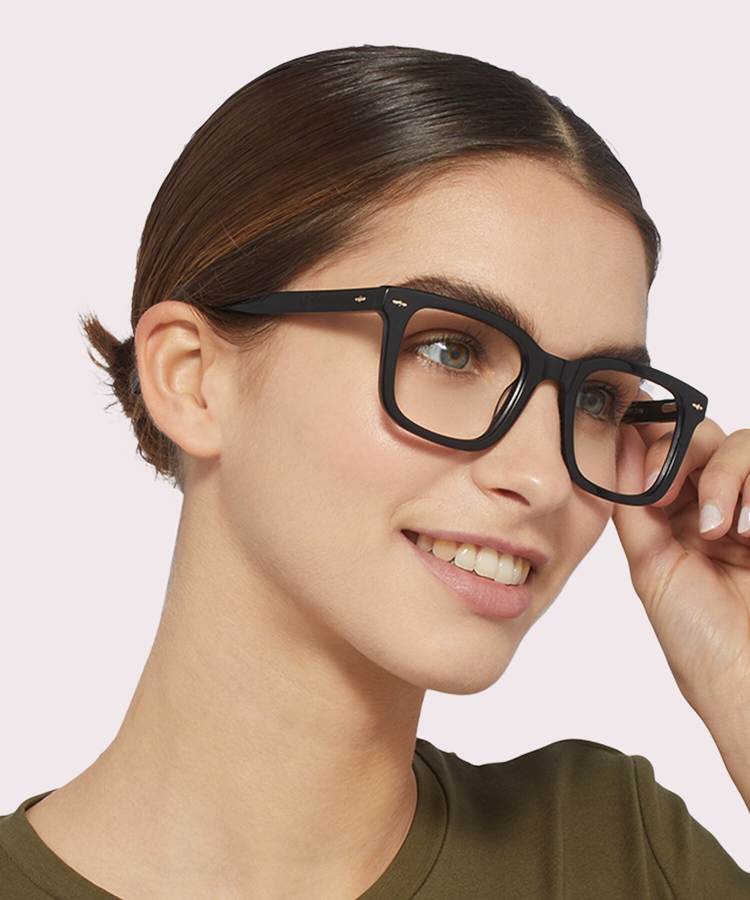 Peony Black AcetateEyeglass Frames for Women for Glasses Direct