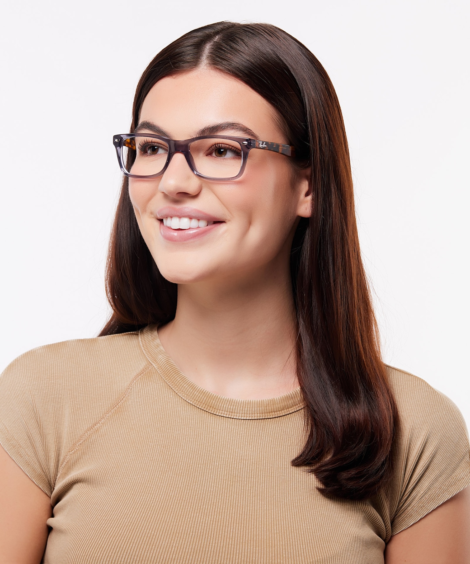 RB5228 Grey AcetateEyeglass Frames for Women for Glasses Direct