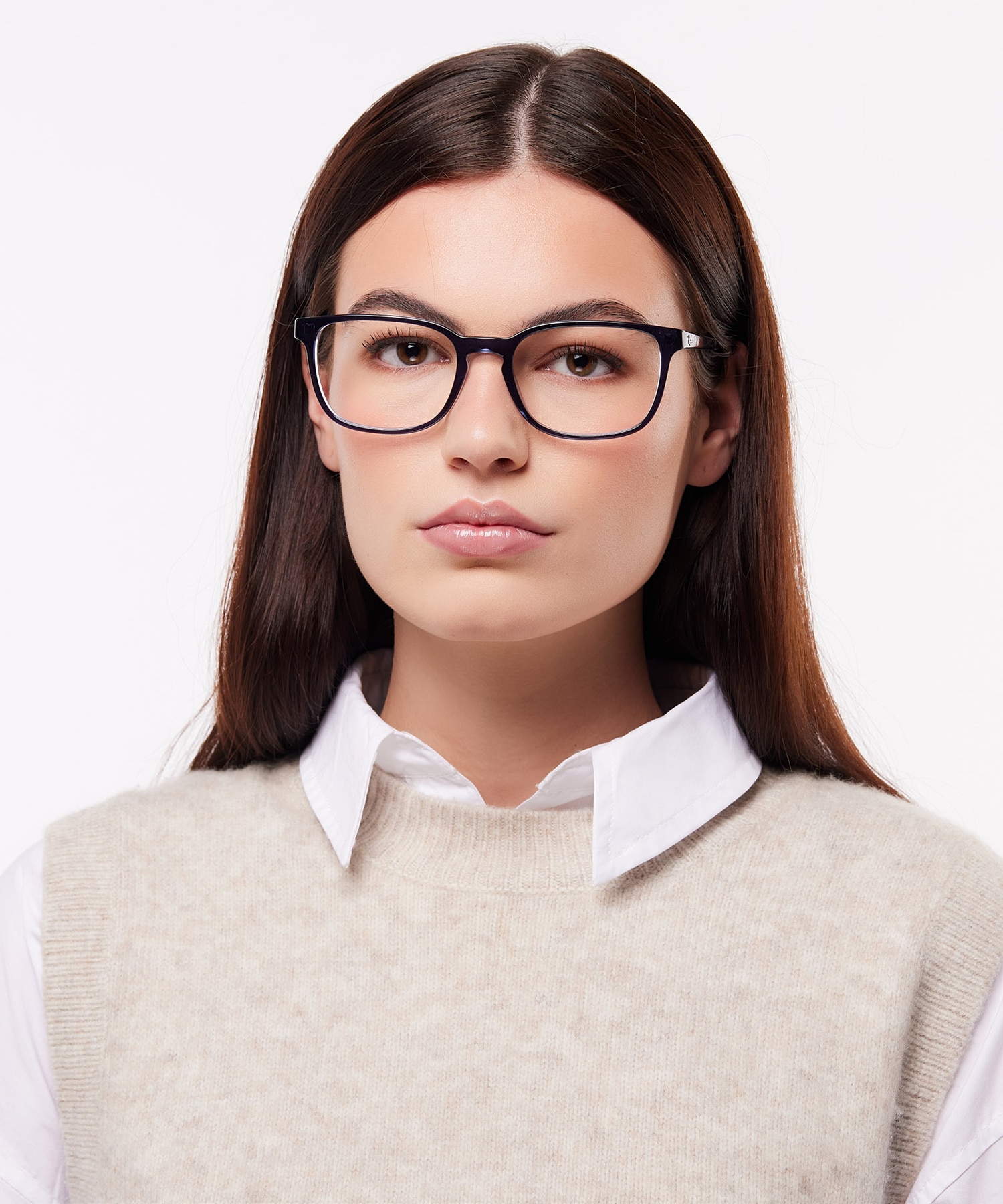 RB5418 Blue On Transparent Blue AcetateSunglass Frames for Women for Glasses Direct