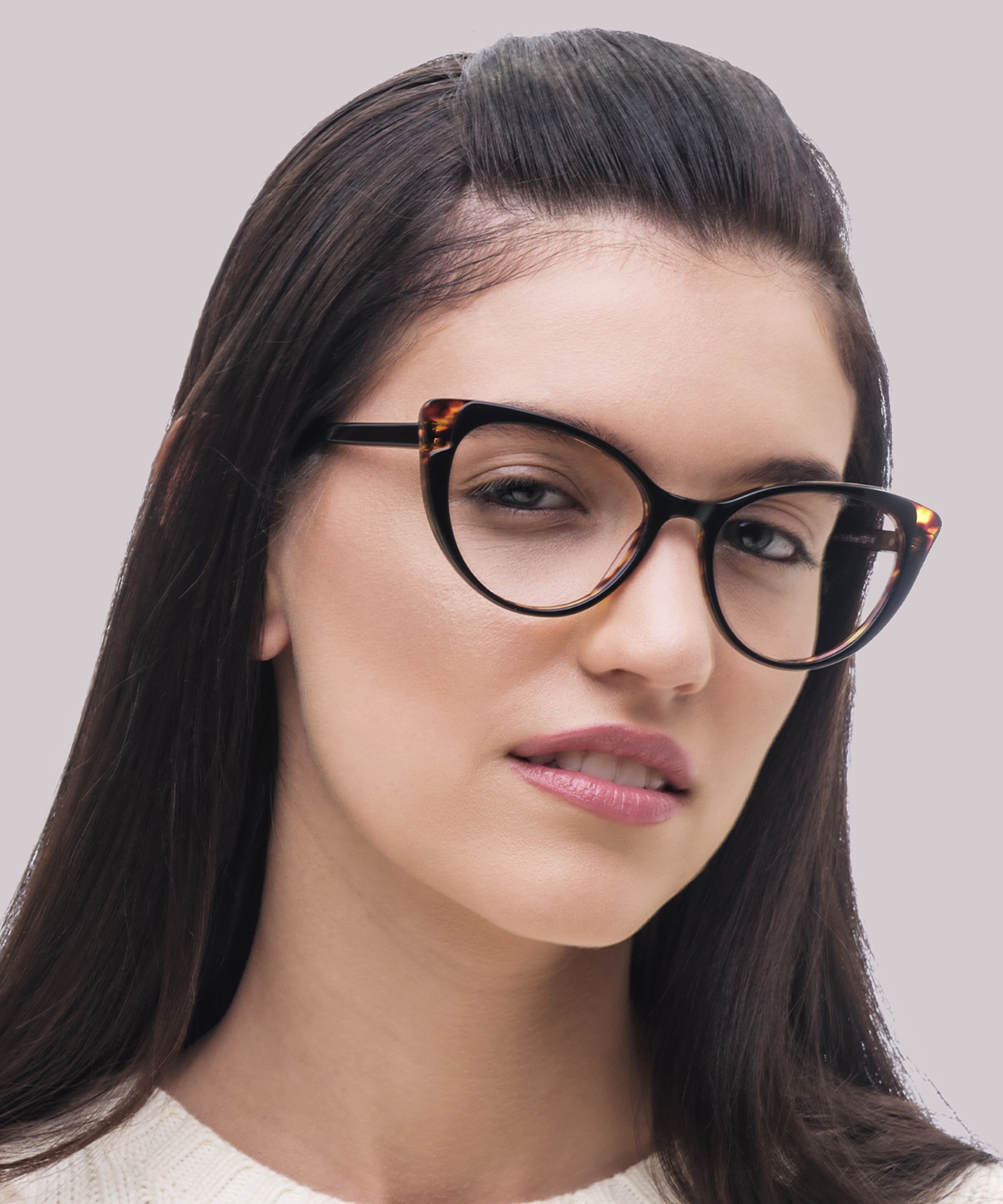 Hayley Bi Layer Black & Havana AcetateEyeglass Frames for Women for Glasses Direct