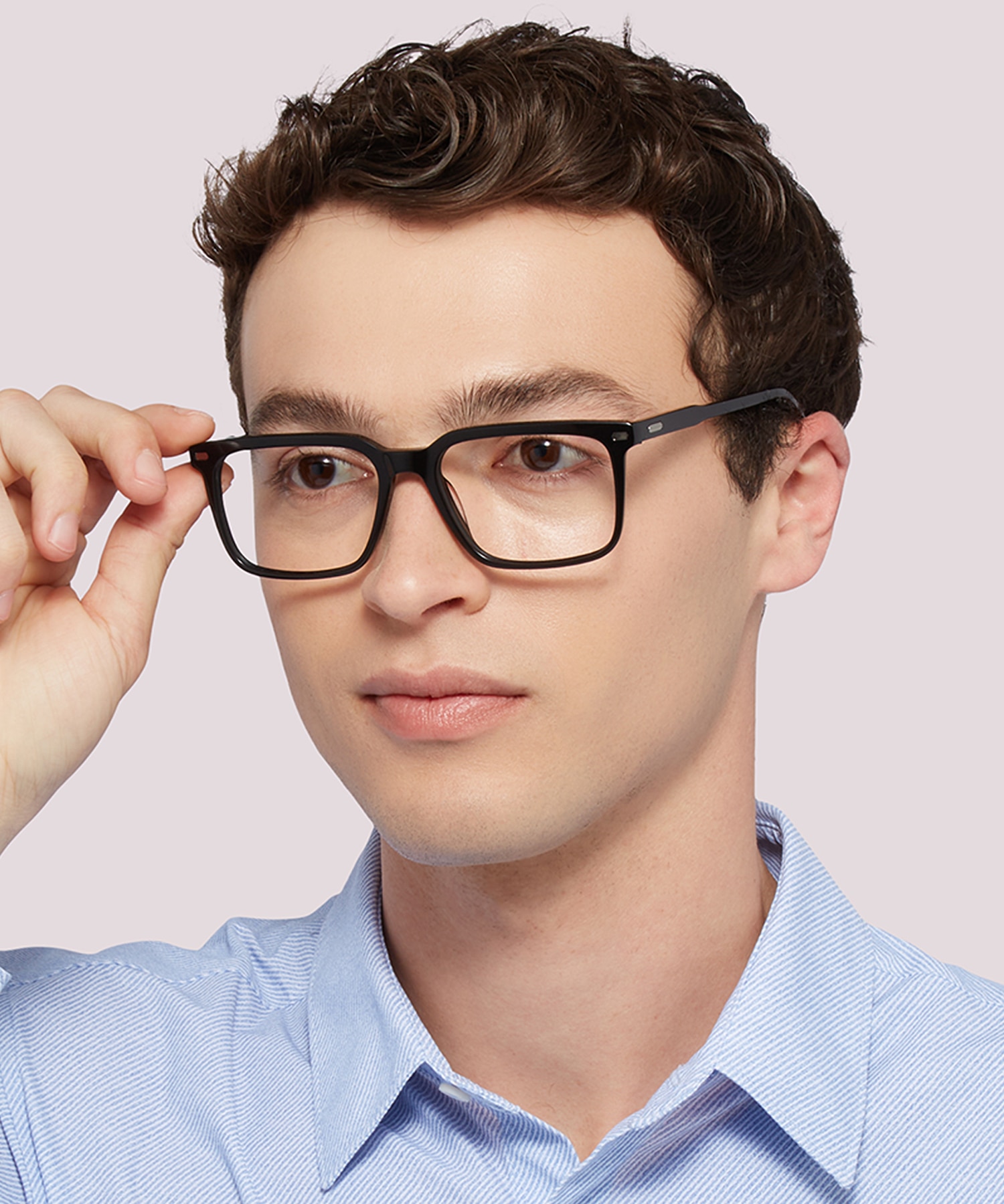 Gunner Black AcetateEyeglass Frames for Men for Glasses Direct