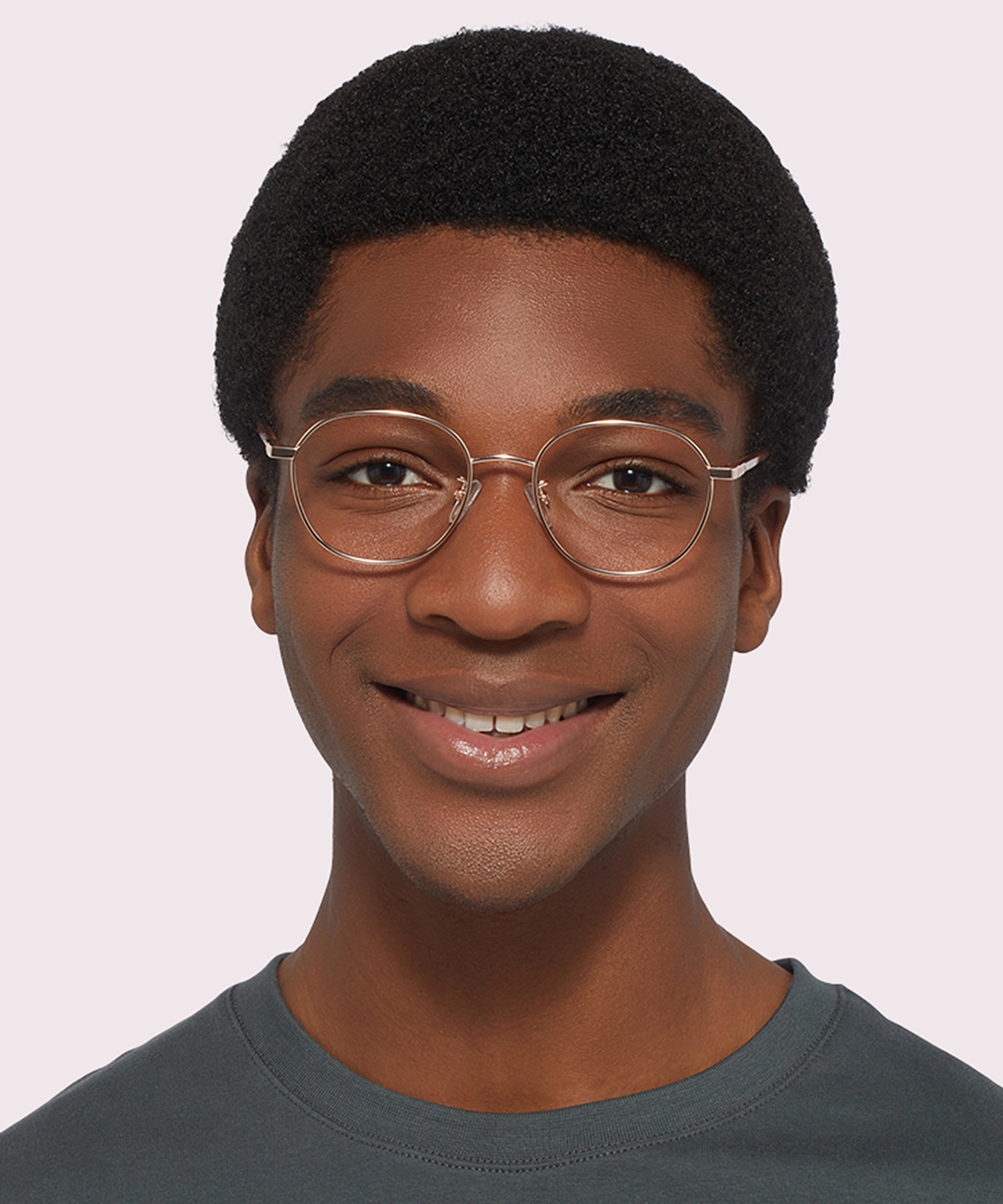 PLD D456/G Gold MetalEyeglass Frames for Men for Glasses Direct