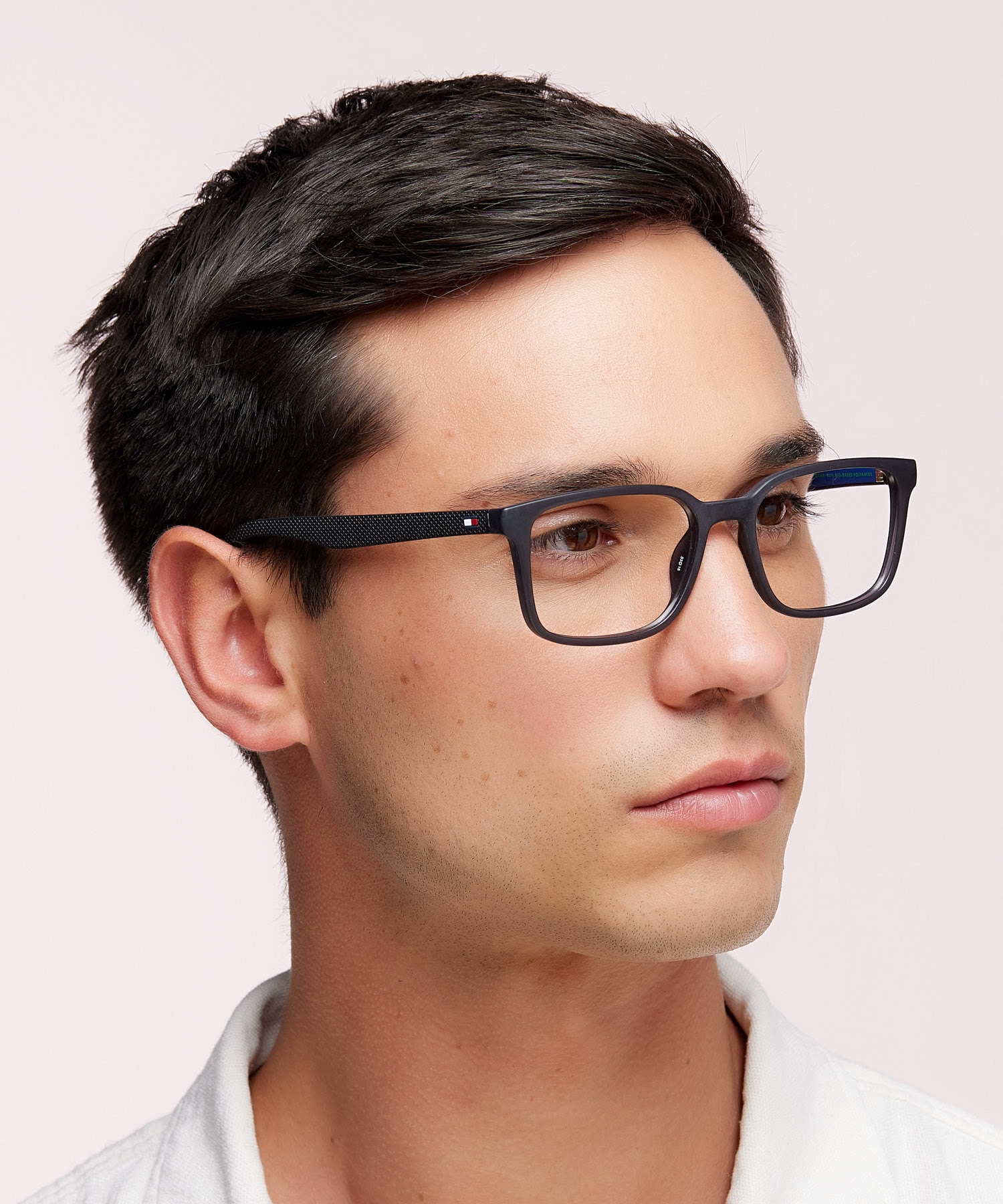 TH 2049 Silver PlasticEyeglass Frames for Men for Glasses Direct