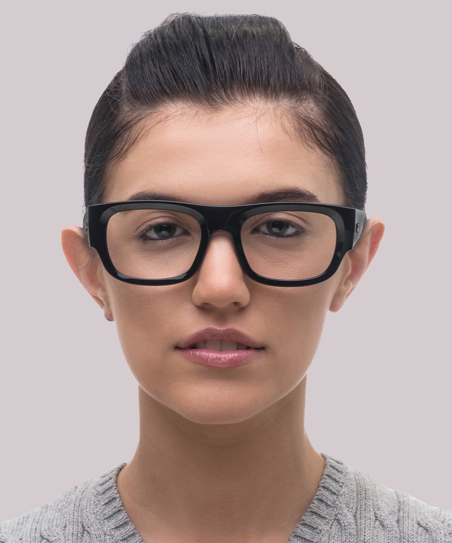 Kristin Optics Bio-Based Black PlasticEyeglass Frames for Women for Glasses Direct