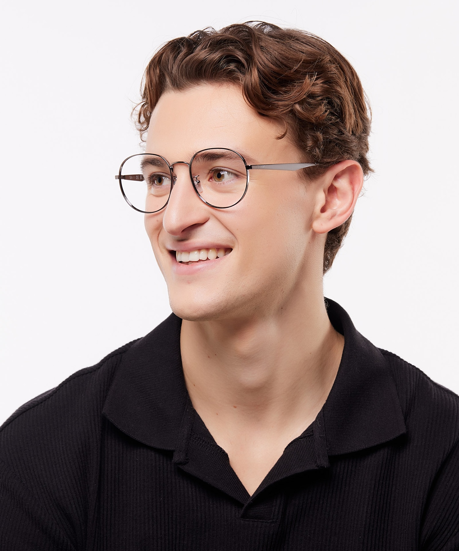 RB6517D Gunmetal MetalEyeglass Frames for Men for Glasses Direct