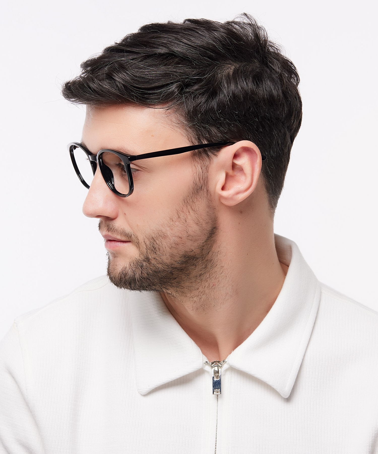Kinsley Black PlasticEyeglass Frames for Men for Glasses Direct
