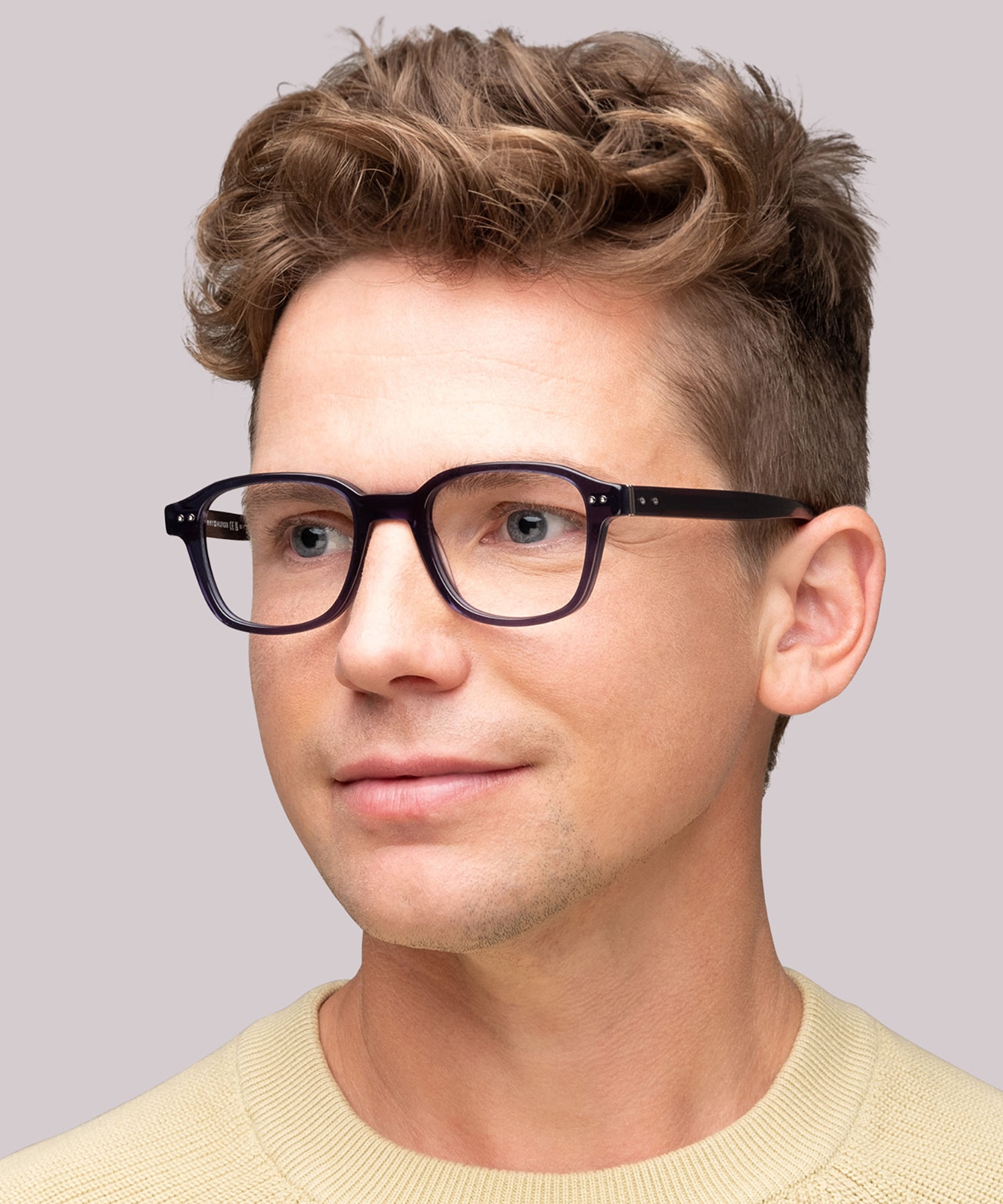 TH 1983 Blue AcetateEyeglass Frames for Men for Glasses Direct