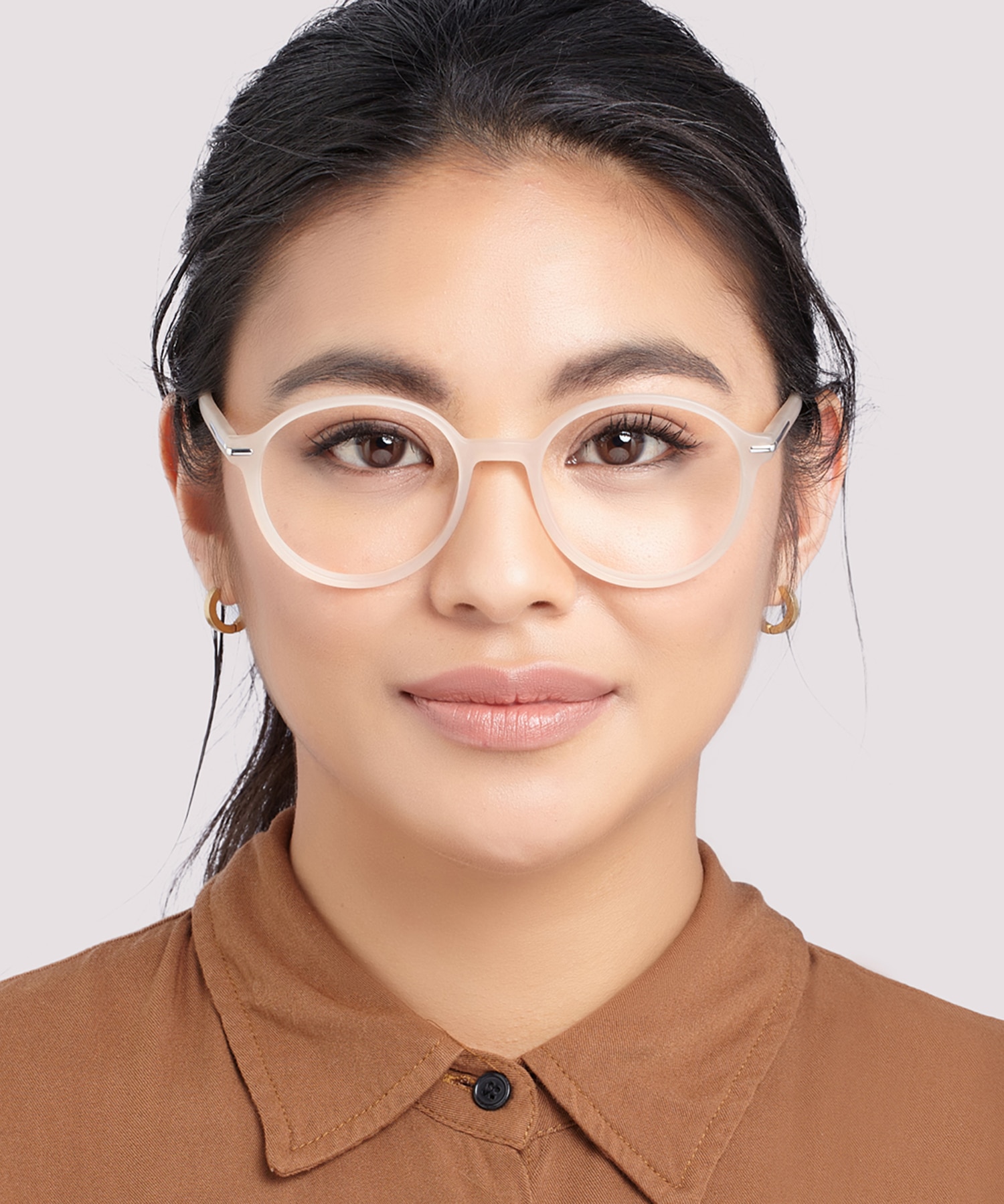 Beckton Champagne & Silver AcetateEyeglass Frames for Women for Glasses Direct