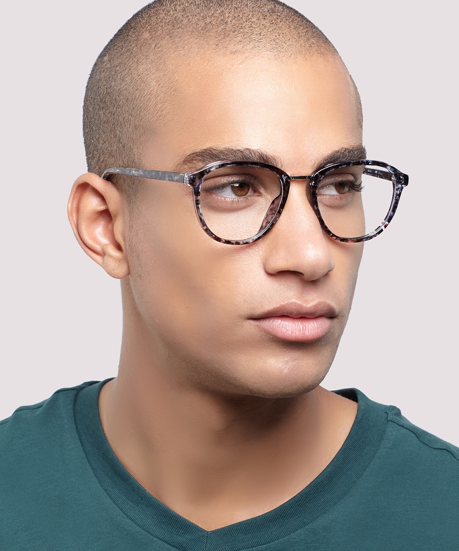 Cassidy Blue Havana PlasticEyeglass Frames for Men for Glasses Direct
