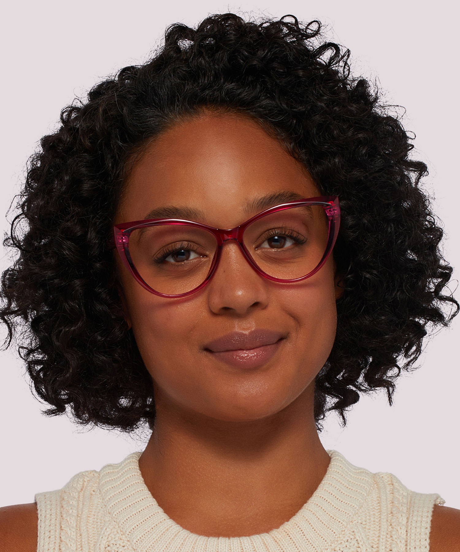 Freya Crystal & Pink PlasticEyeglass Frames for Women for Glasses Direct