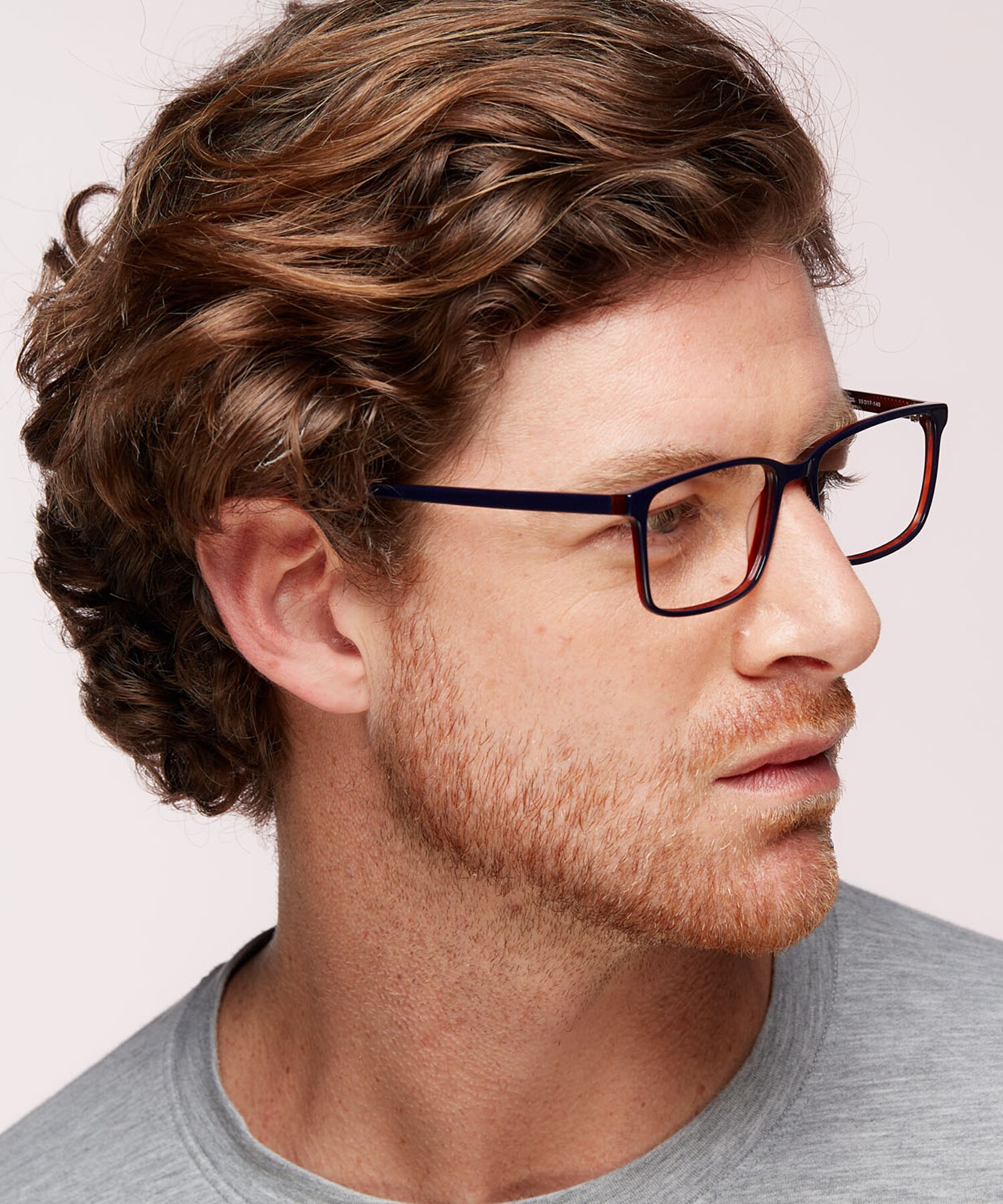 CPO 3530 Blue MetalEyeglass Frames for Men for Glasses Direct