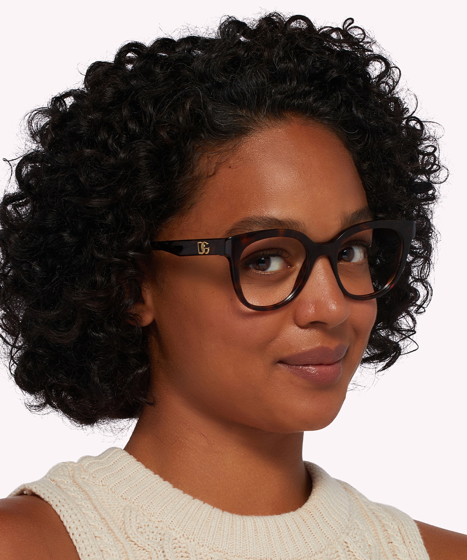 DG3353 Havana AcetateEyeglass Frames for Women for Glasses Direct
