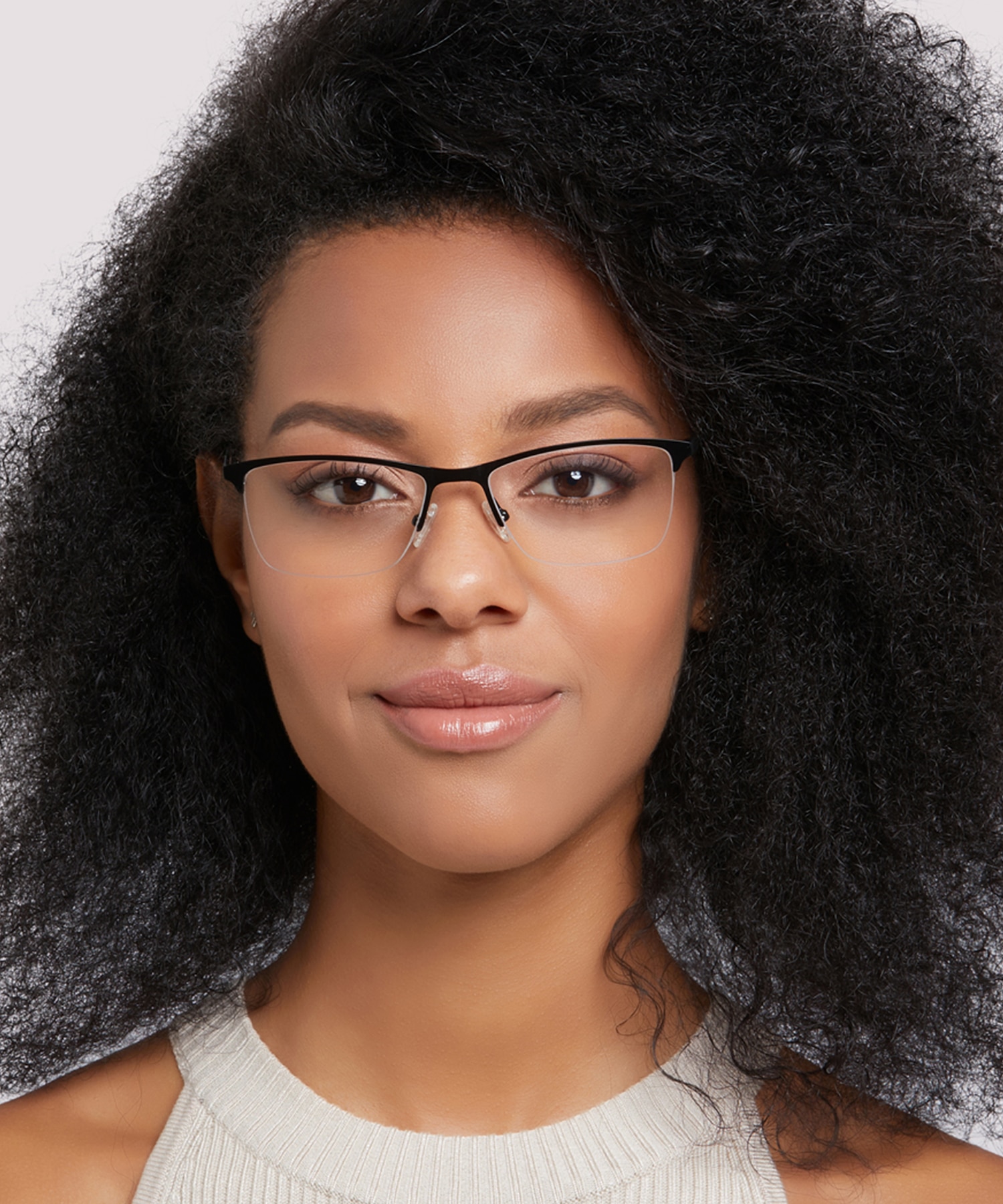 Elise Matte Black MetalEyeglass Frames for Women for Glasses Direct