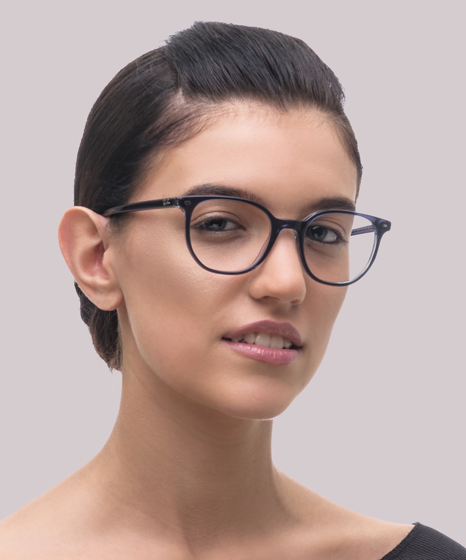 RB5397 Blue On Transparent Blue AcetateEyeglass Frames for Women for Glasses Direct