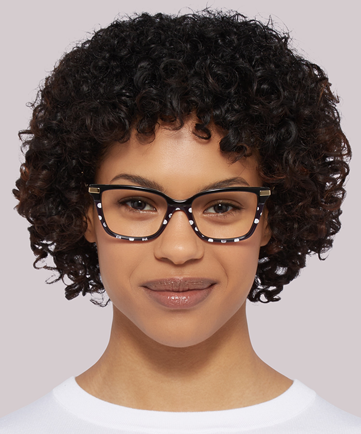 DG3345 Black & Pois AcetateEyeglass Frames for Women for Glasses Direct