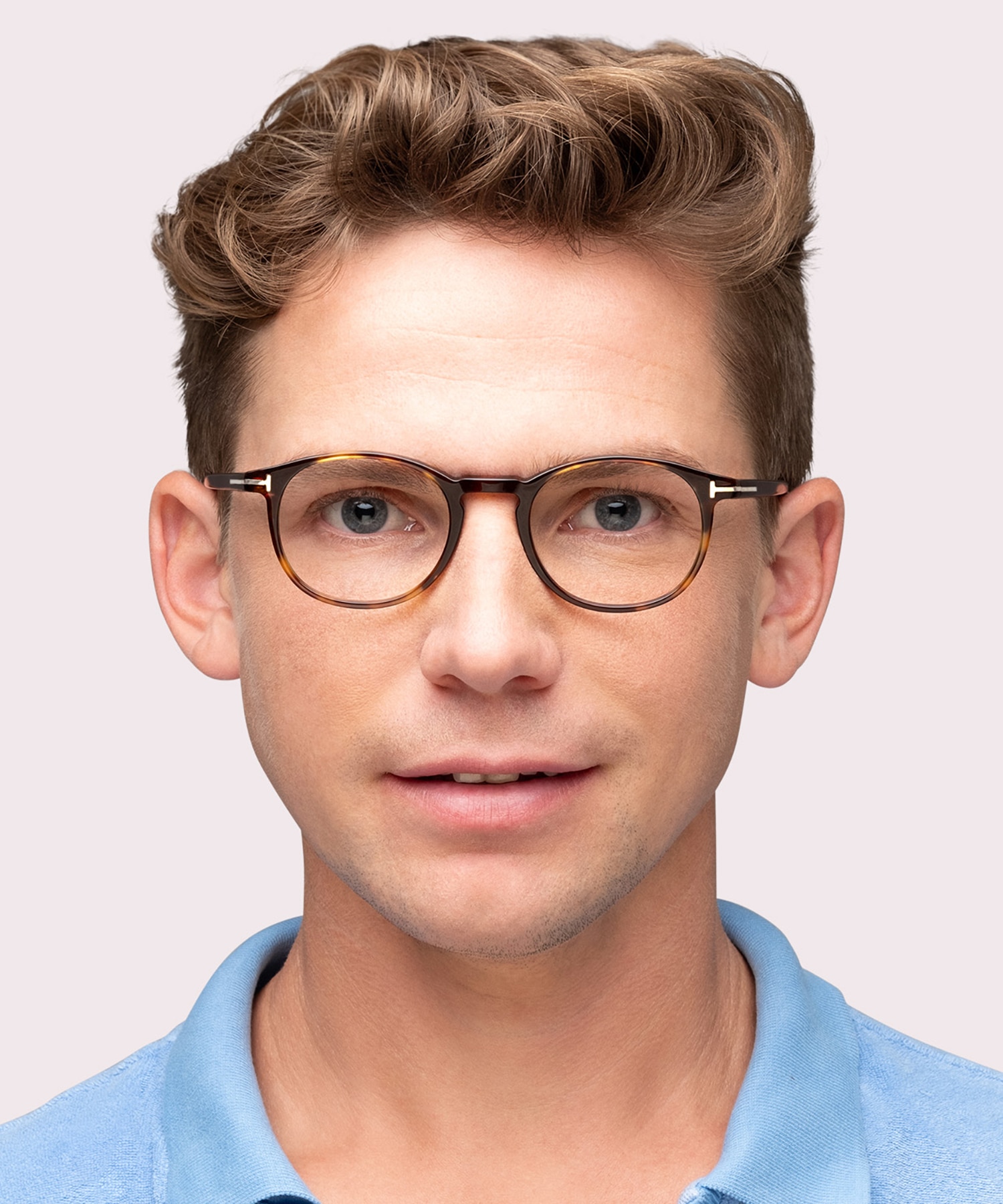 FT5294 052 Brown Tortoise AcetateEyeglass Frames for Men for Glasses Direct