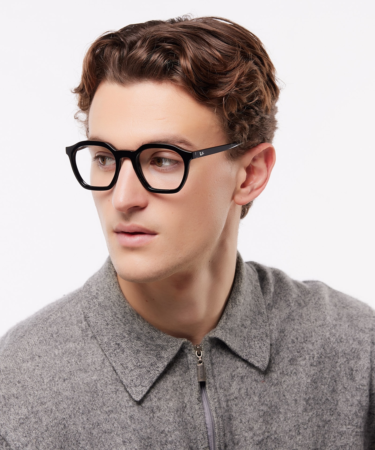 RB7238 Black PlasticSunglass Frames for Men for Glasses Direct