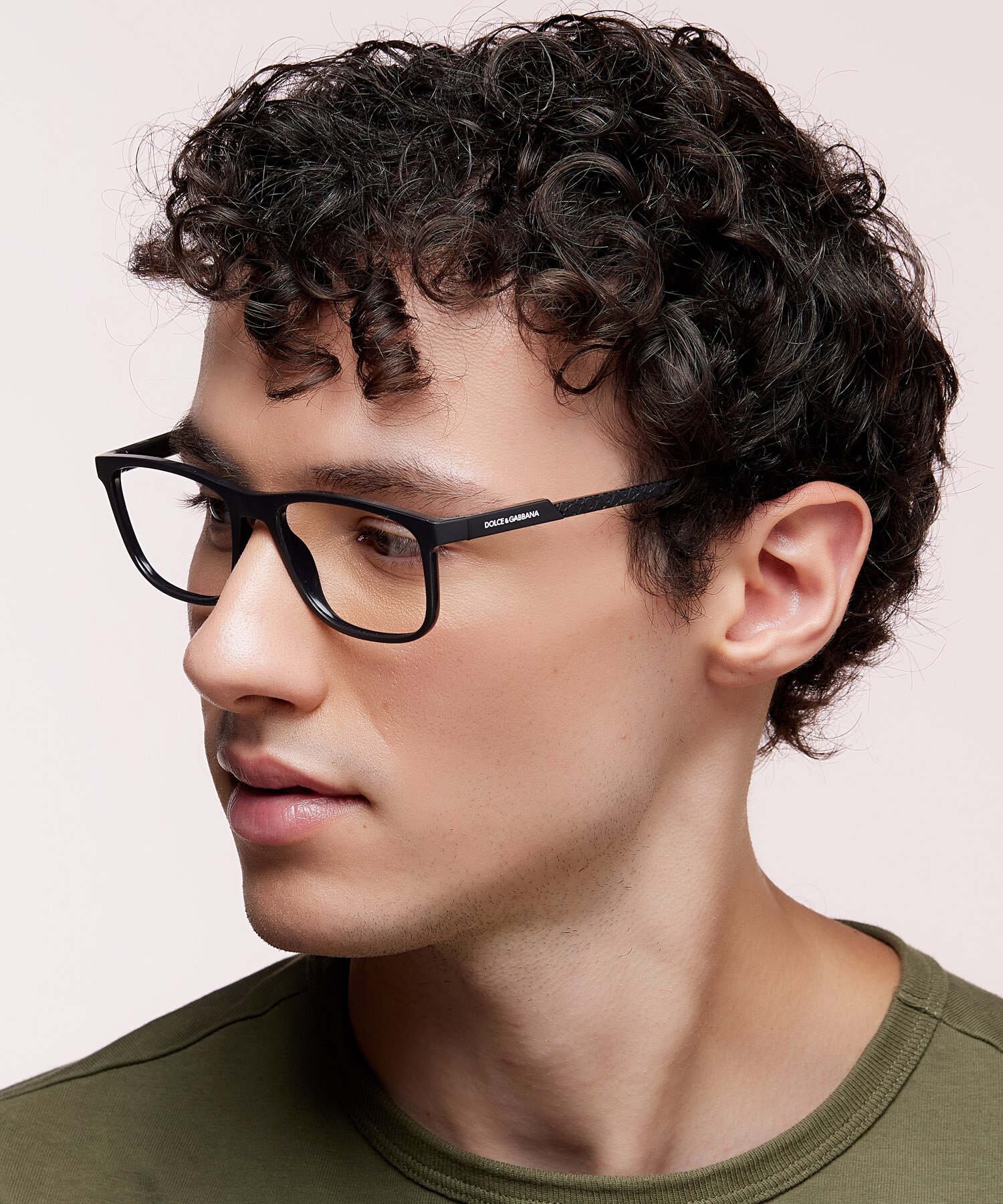 DG5062 Matte Black PlasticEyeglass Frames for Men for Glasses Direct
