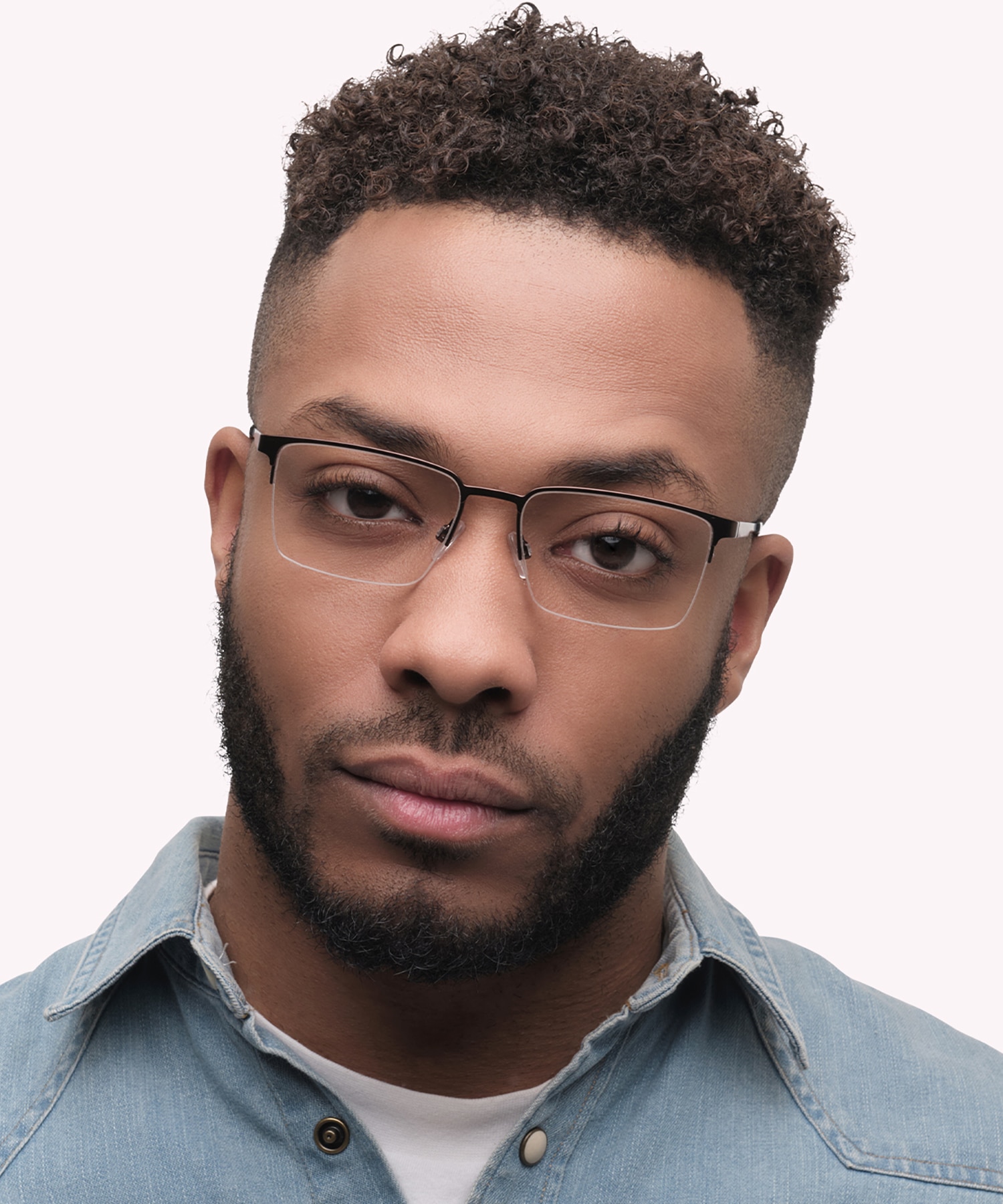 Hector Matte Brown MetalEyeglass Frames for Men for Glasses Direct